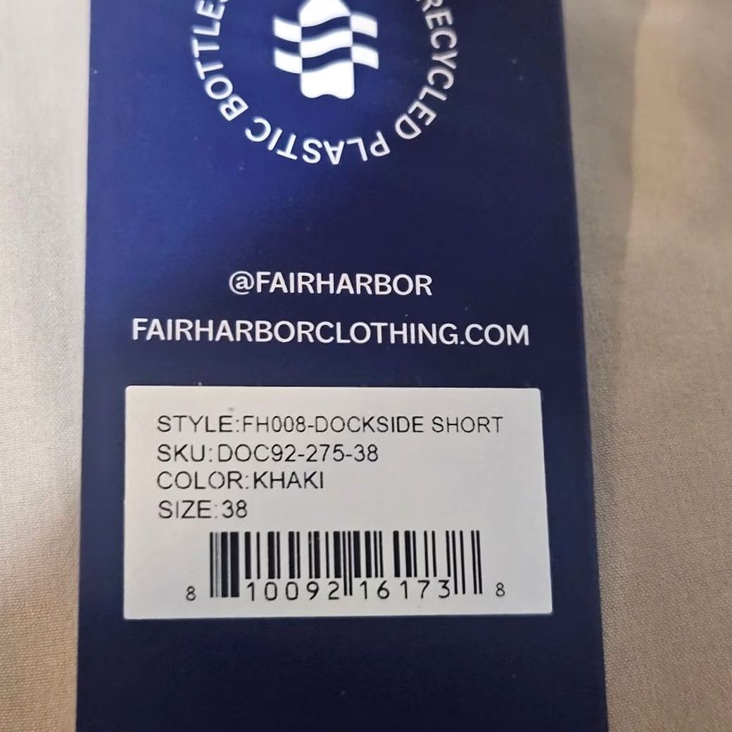 Vintage Fair Harbor The Midway Shorts Size 38 Khaki Men's Casual Tan Chino Size US 38 / EU 54 - 6 Thumbnail