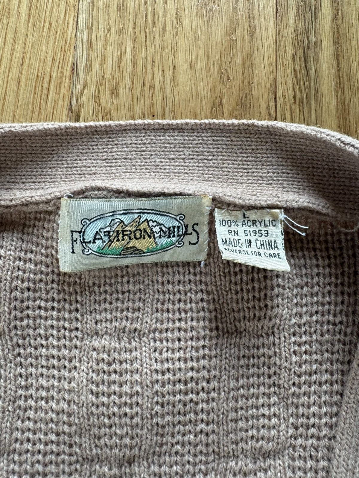 Vintage Flatiron Mills Vintage 80s Grandpa Sweater Vest Cardigan L Size US L / EU 52-54 / 3 - 3 Thumbnail