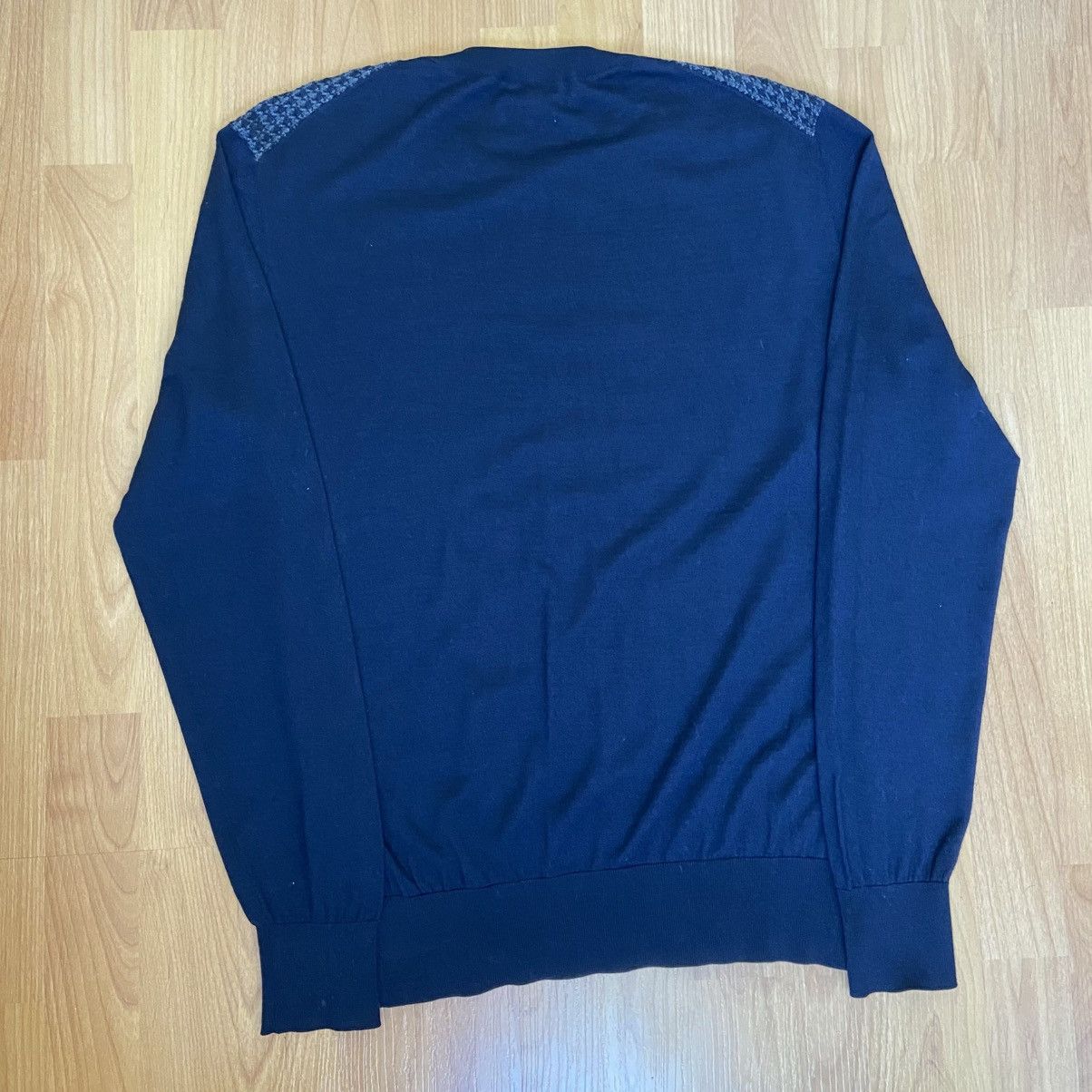 Brioni Brioni Preppy Navy Lightweight Crewneck Sweater Men’s 54 Size US XL / EU 56 / 4 - 2 Thumbnail