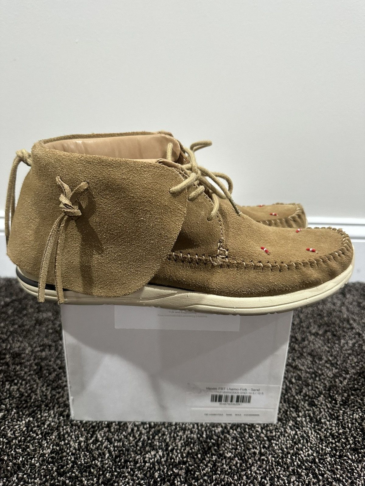 Visvim Visvim FBT Lhamo Folk Sand Sneaker Size US 10.5 / EU 43-44 - 4 Thumbnail
