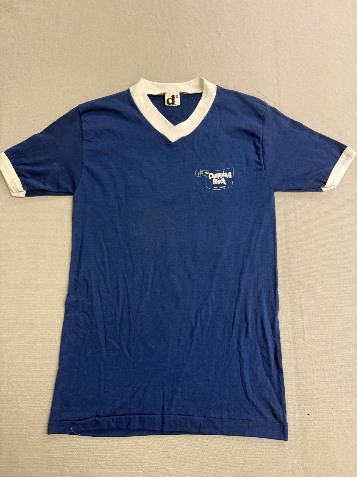 Other Vintage 70s The Chopping Block Ringer Tee - Troy New York Size US M / EU 48-50 / 2 - 2 Thumbnail