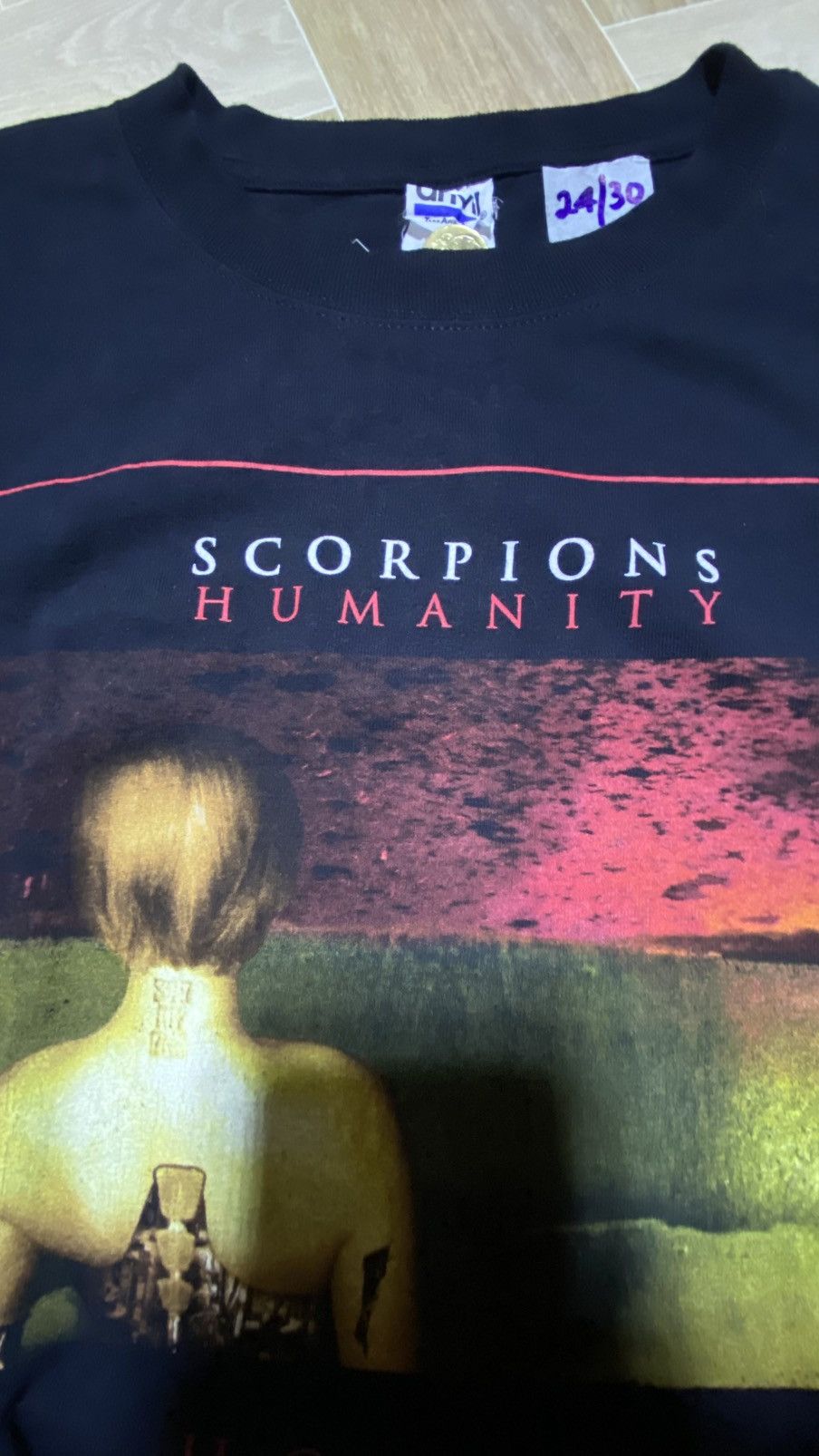 Anvil × Band Tees Scorpions - Humanity World Tour Band Tee Size US XL / EU 56 / 4 - 3 Thumbnail