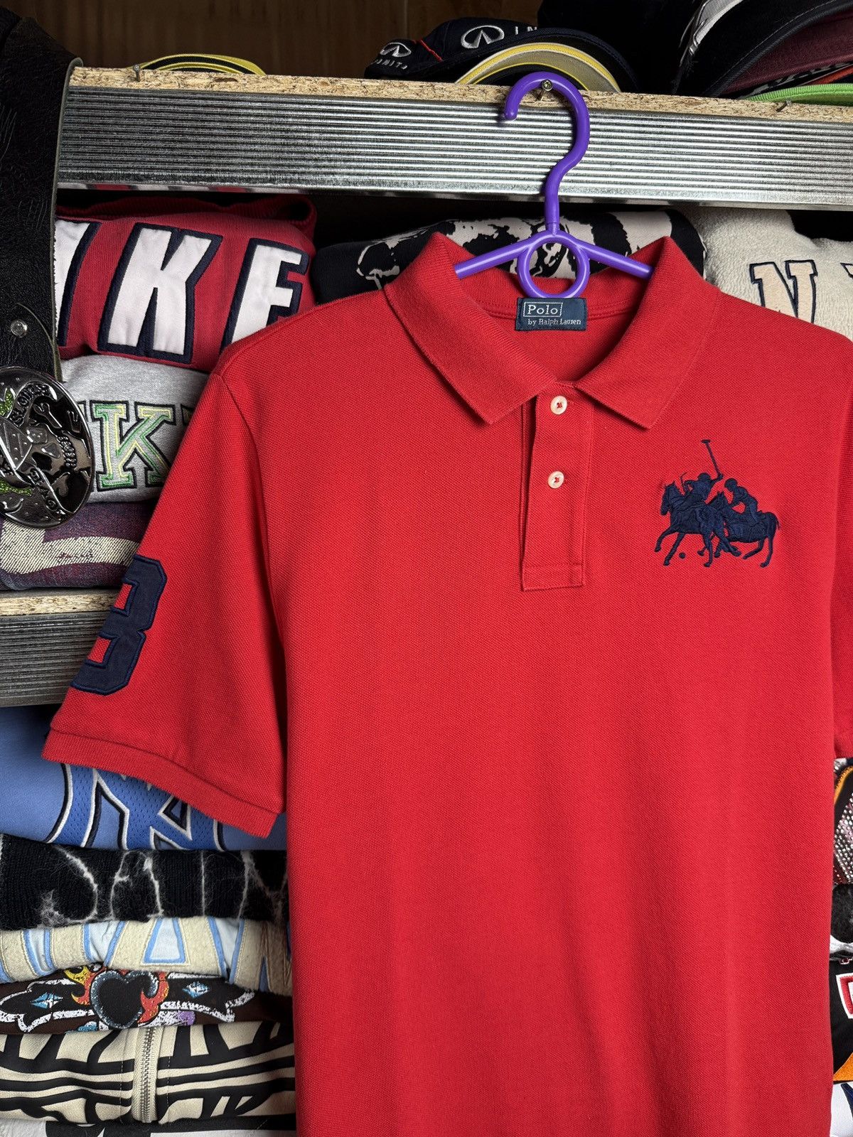 Polo Ralph Lauren Chief Keef Polo Ralph Lauren Y2K Vintage Polo Tee Gold #3 Size US S / EU 44-46 / 1 - 3 Thumbnail