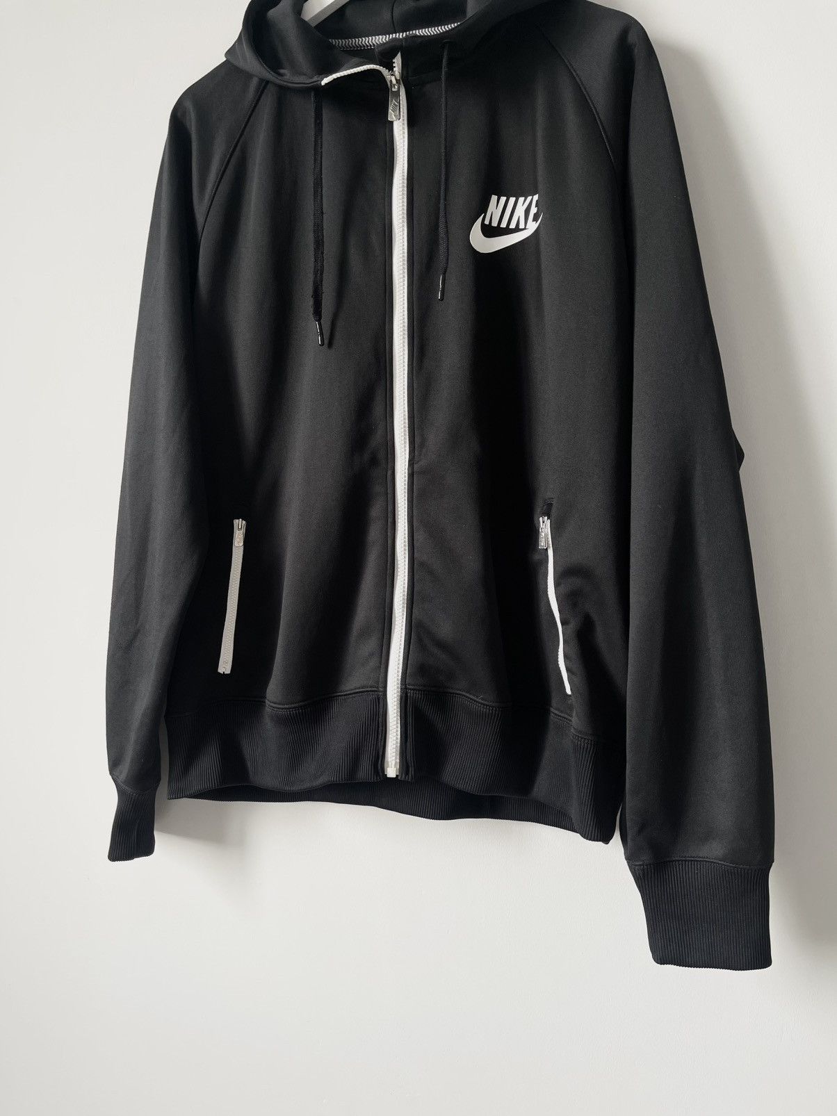 Nike Vintage 00's Nike Y2k Zip Up Hoodie Jacket Big Logo Swoosh Size US XL / EU 56 / 4 - 5 Thumbnail