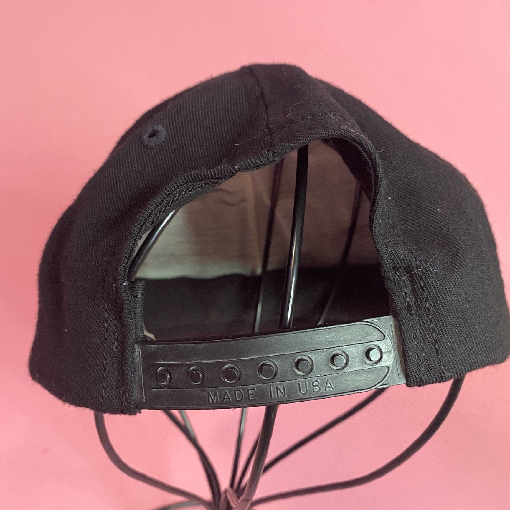 Vintage VINTAGE CM Embroidered Logo Black Snapback Hat Made In USA Size ONE SIZE - 4 Thumbnail