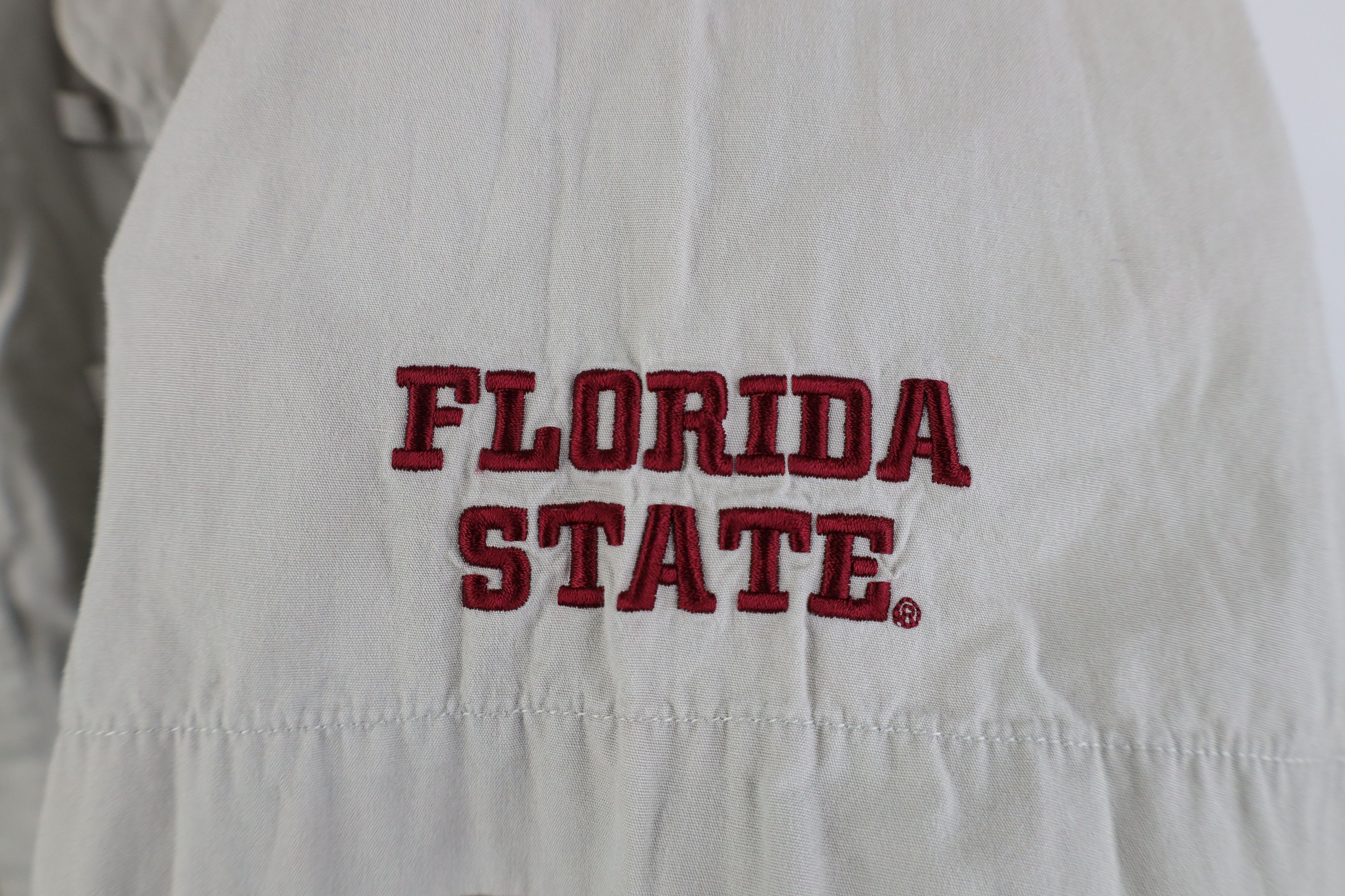 Columbia Columbia PFG Florida State University Button Shirt Beige Size US L / EU 52-54 / 3 - 4 Thumbnail