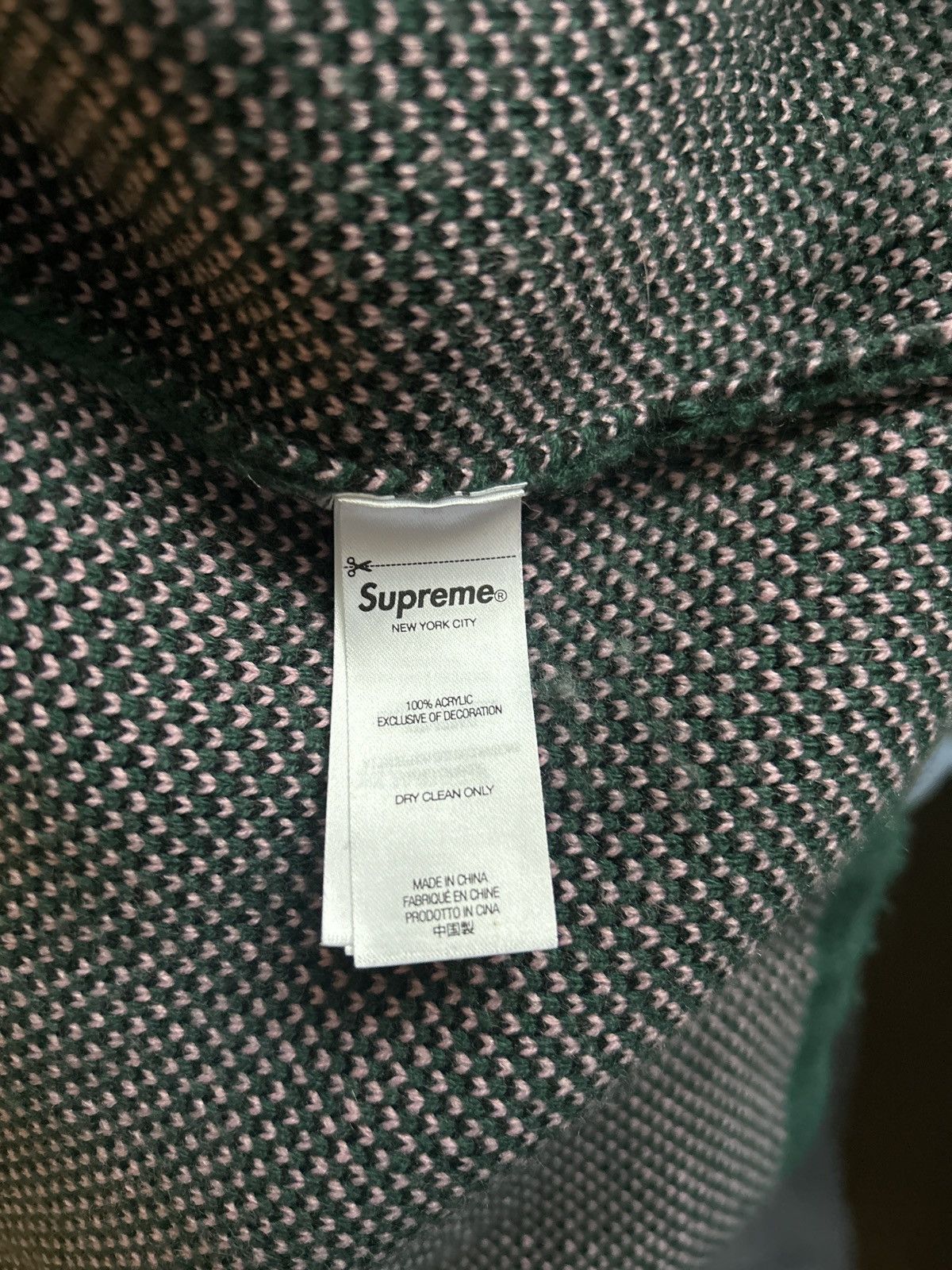 Supreme Supreme accent brushed zip up hooded sweater Size US XL / EU 56 / 4 - 6 Thumbnail