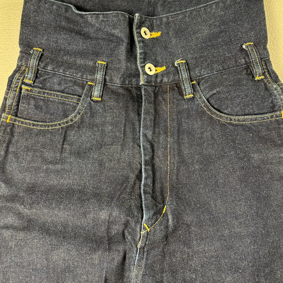 Graphpaper Graphpaper High-Waisted Denim Pants Indigo Blue (S) Size 26" / US 2 / IT 38 - 3 Thumbnail