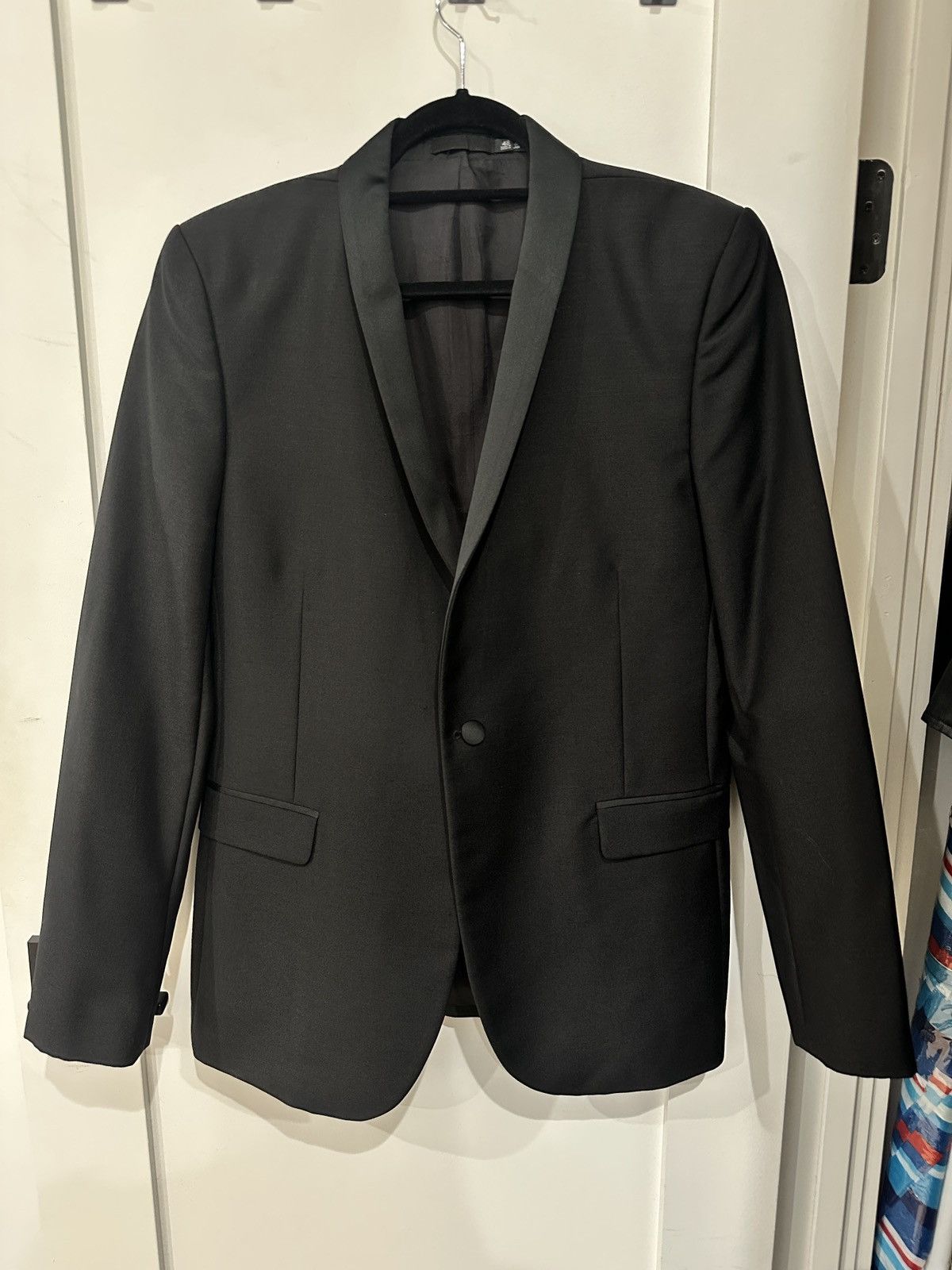 Blk Dnm BLK DNM Shawl Collar Tux Blazer Size 48S - 1 Thumbnail