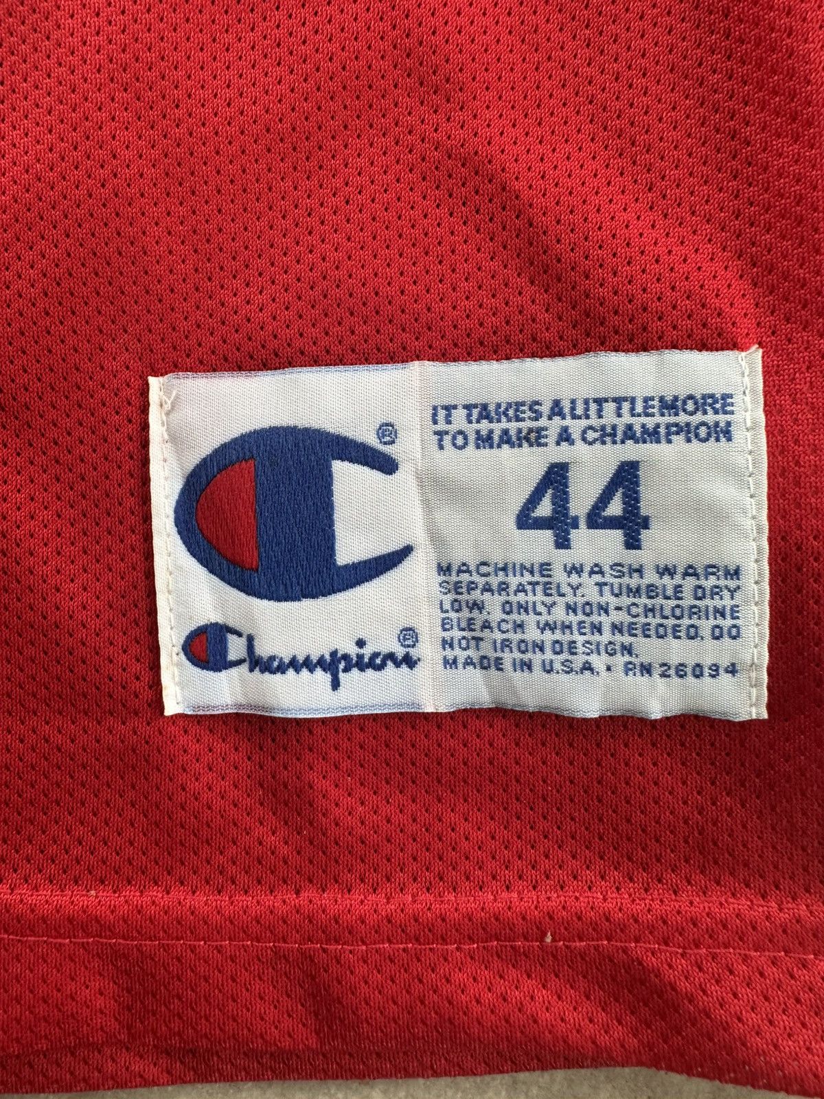 Champion 90’s NBA CHAMPION MICHAEL JORDAN VINTAGE JERSEY Size US XL / EU 56 / 4 - 2 Thumbnail