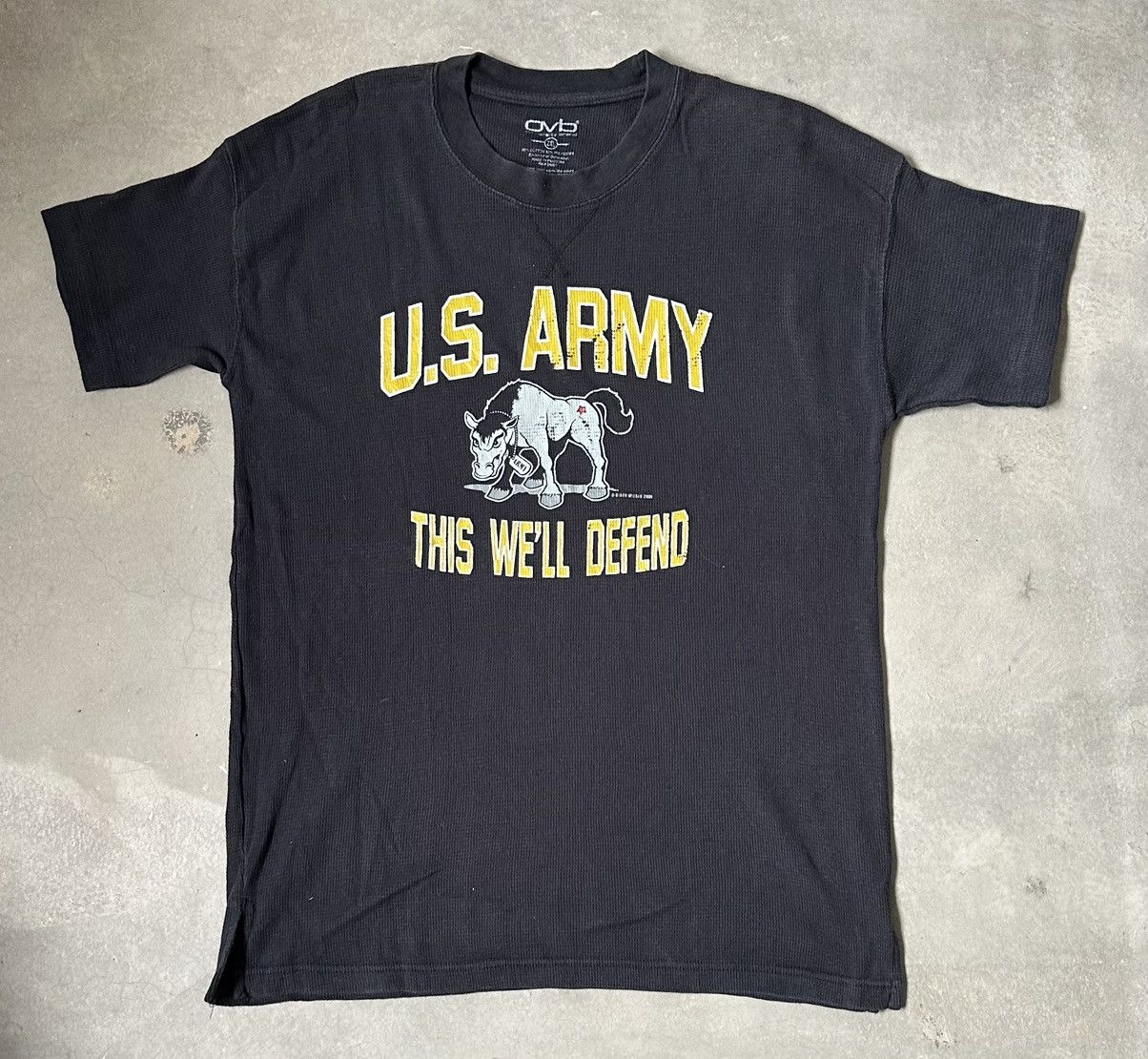 Vintage VINTAGE OVB U.S. ARMY WAFFLE TEE Size US L / EU 52-54 / 3 - 1 Thumbnail