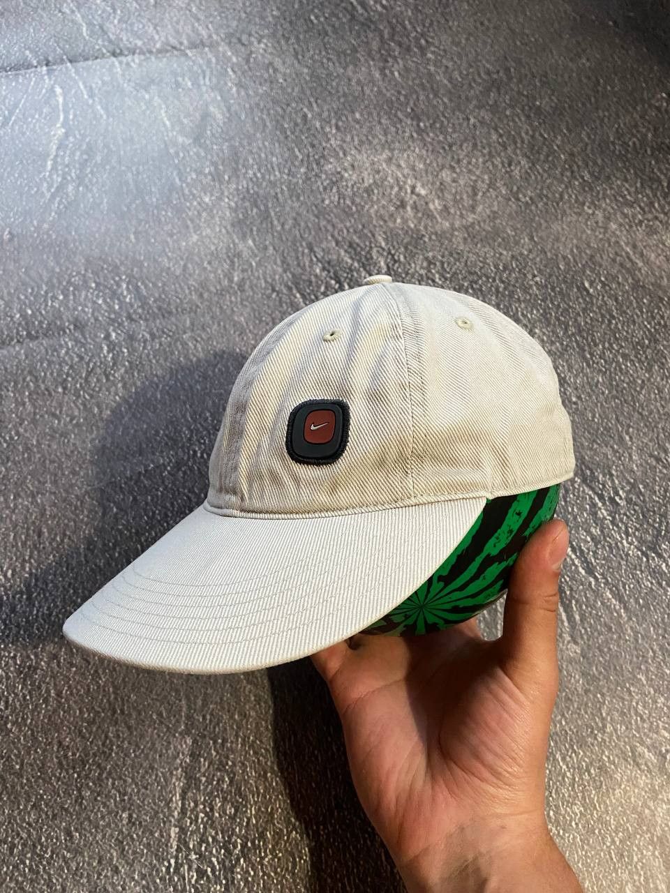 Nike Vintage Nike gray cap Size 32 - 1 Thumbnail