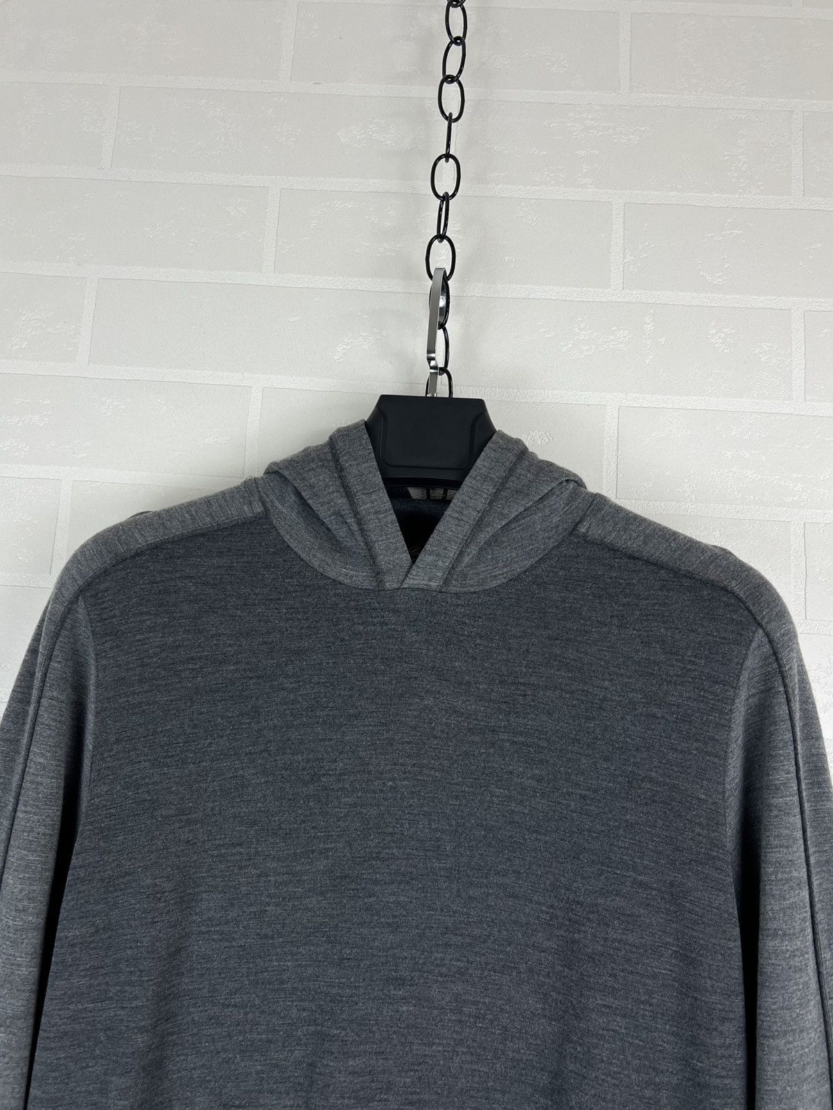 Loro Piana LORO PIANA Hoodie Sweater Virgin Wool Gray Men’s Size US L / EU 52-54 / 3 - 4 Thumbnail