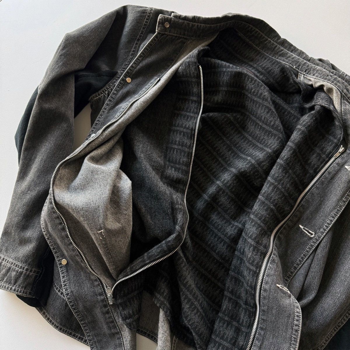 Undercover AW03 Paper Doll Hybrid Reconstructed Denim Chore Jacket Size US M / EU 48-50 / 2 - 5 Thumbnail