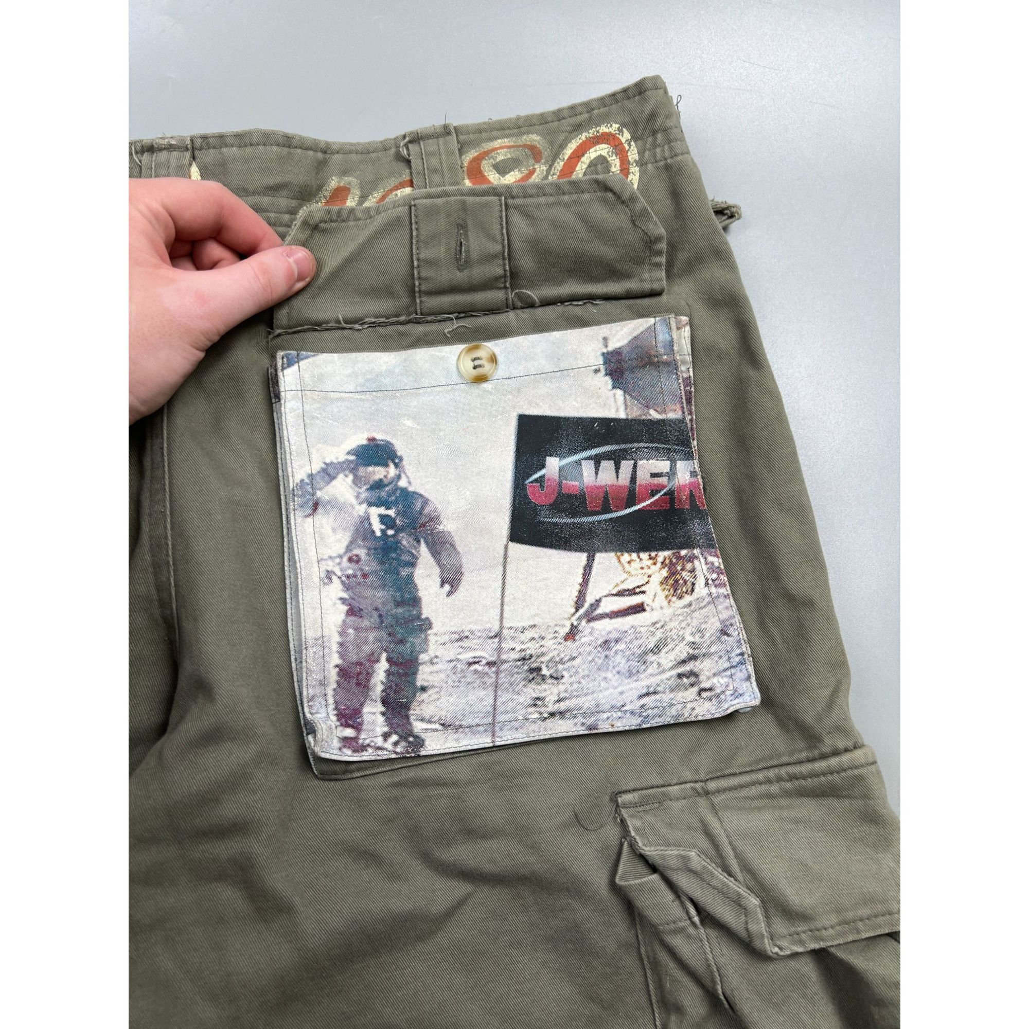 Designer J Wear Apollo Mission Cargo Short (Y0774) Size US 34 / EU 50 - 11 Thumbnail