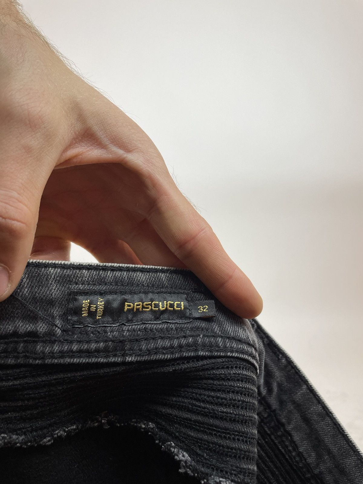 Other PASCUCCI Biker jeans skinny avantgarde drill Mens size 31x34 Size US 31 - 15 Thumbnail