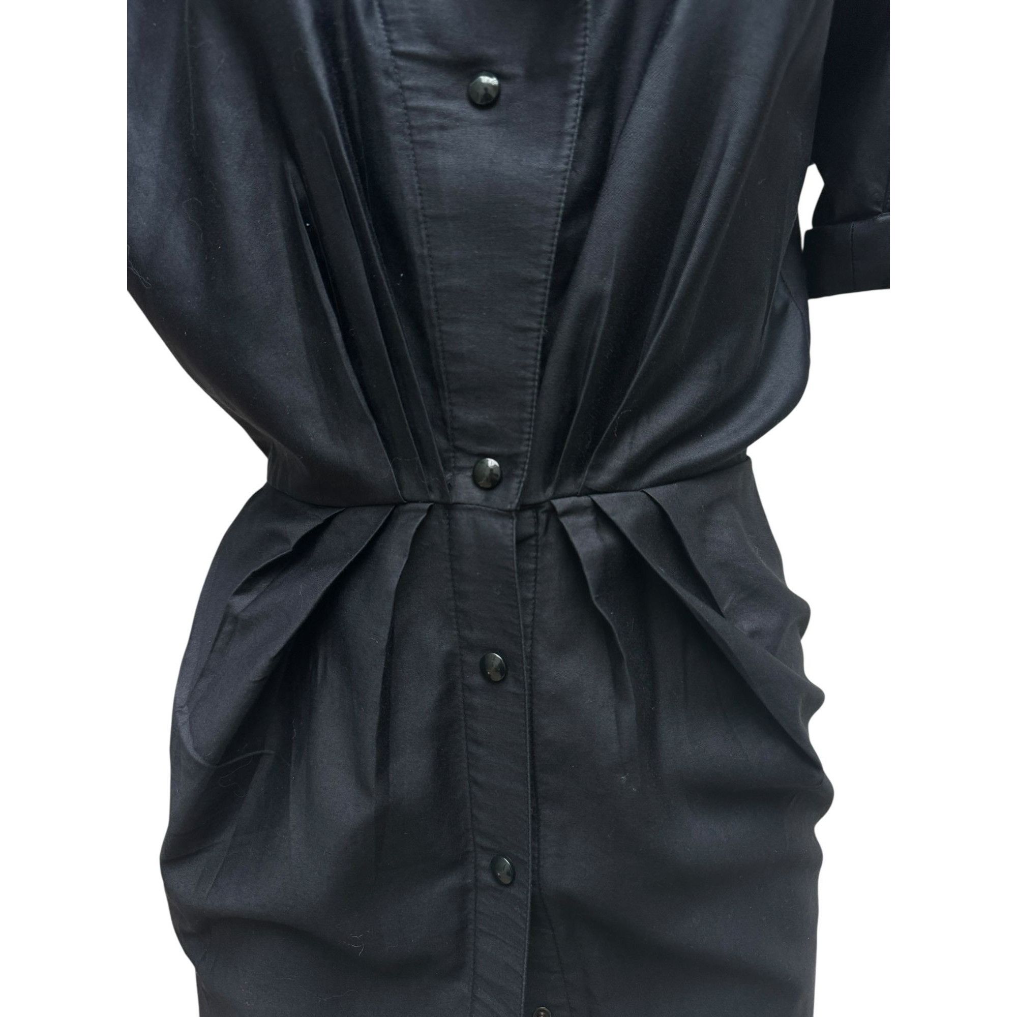 Thierry Mugler 1990s black sculptural dress Size S / US 4 / IT 40 - 3 Thumbnail
