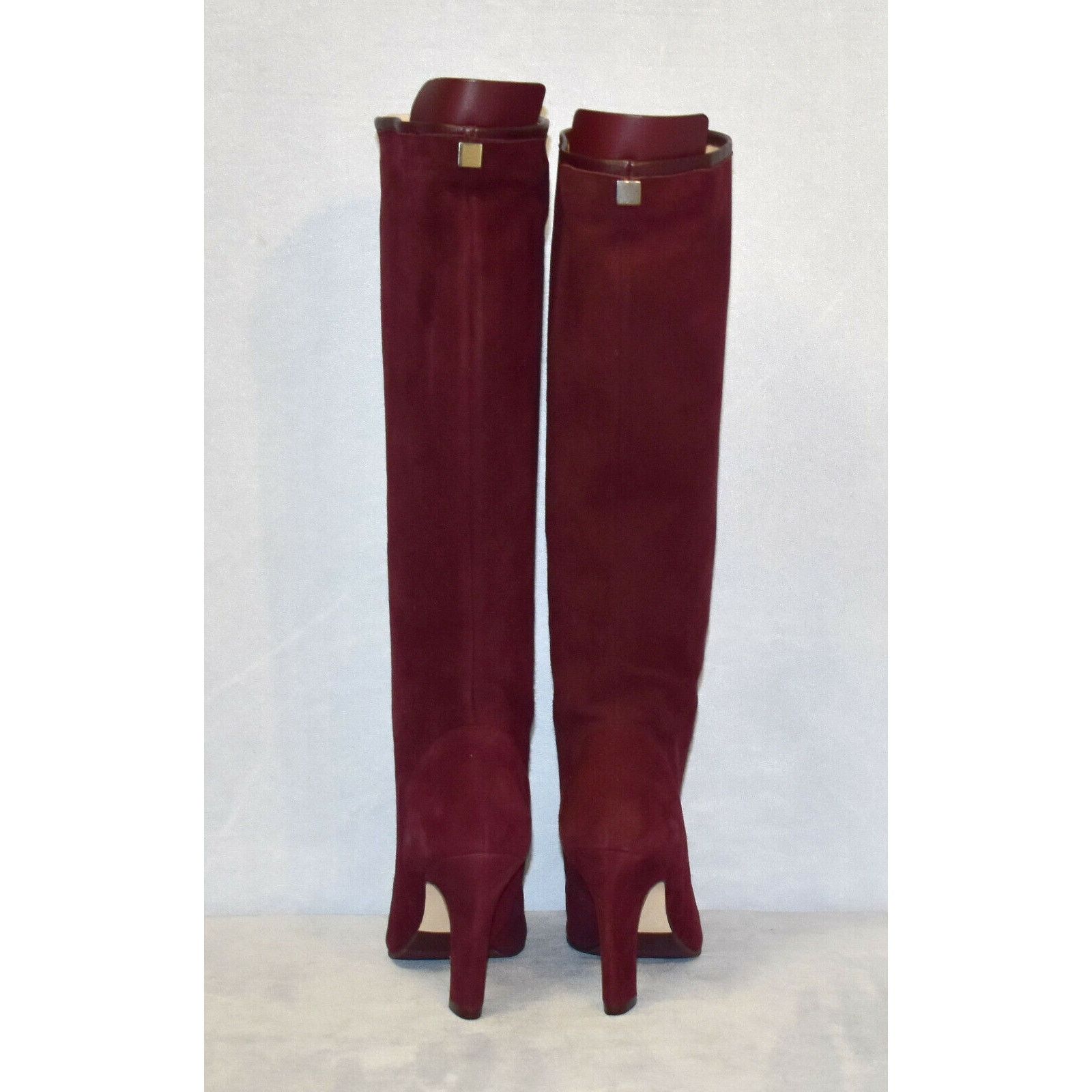 Stuart Weitzman B20 NEW STUART WEITZMAN Charlie Red Suede Boot Sz 5.5 M $798 Size US 5.5 / IT 35.5 - 6 Thumbnail