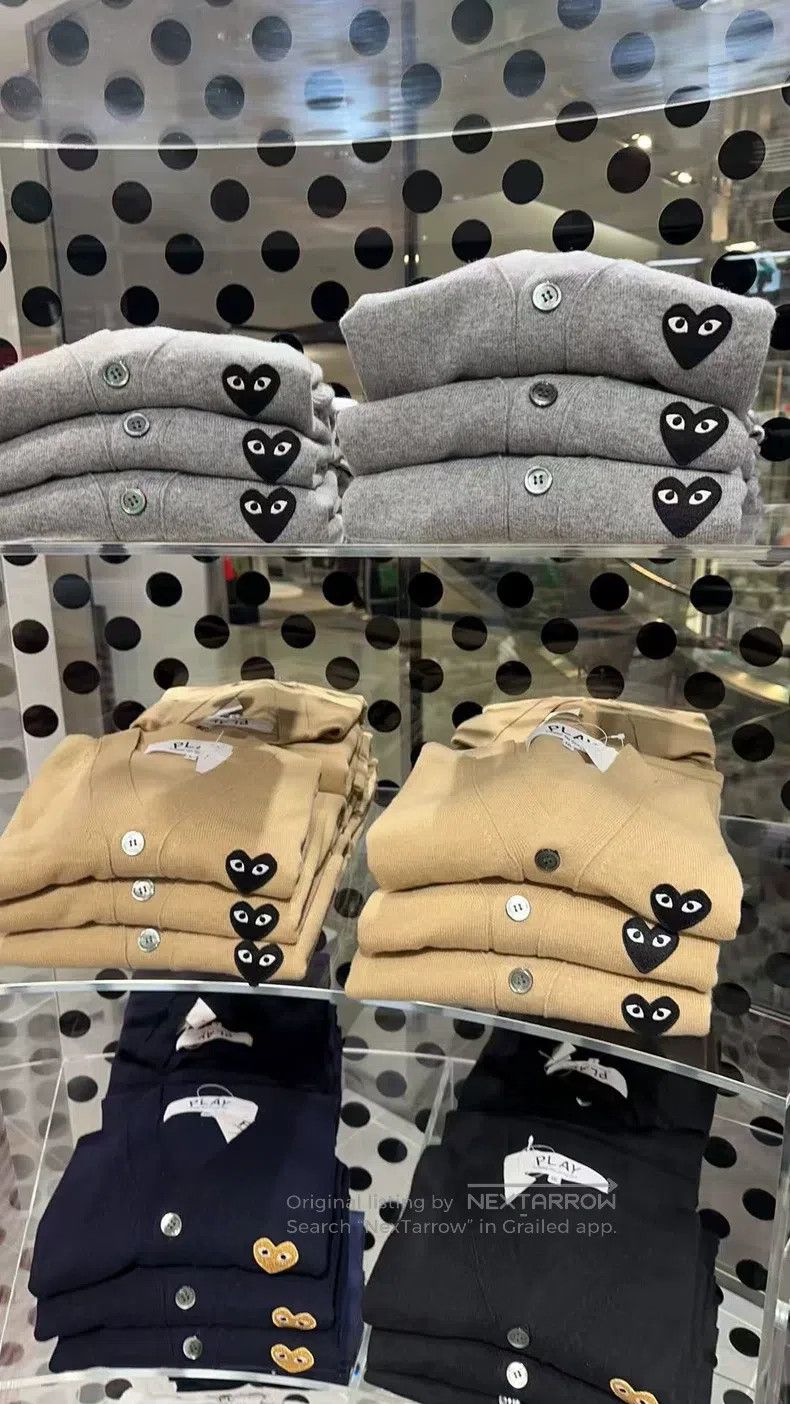 Other Comme Des Garcons Grey wool cardigan, XL size Size XL / US 12-14 / IT 48-50 - 2 Thumbnail