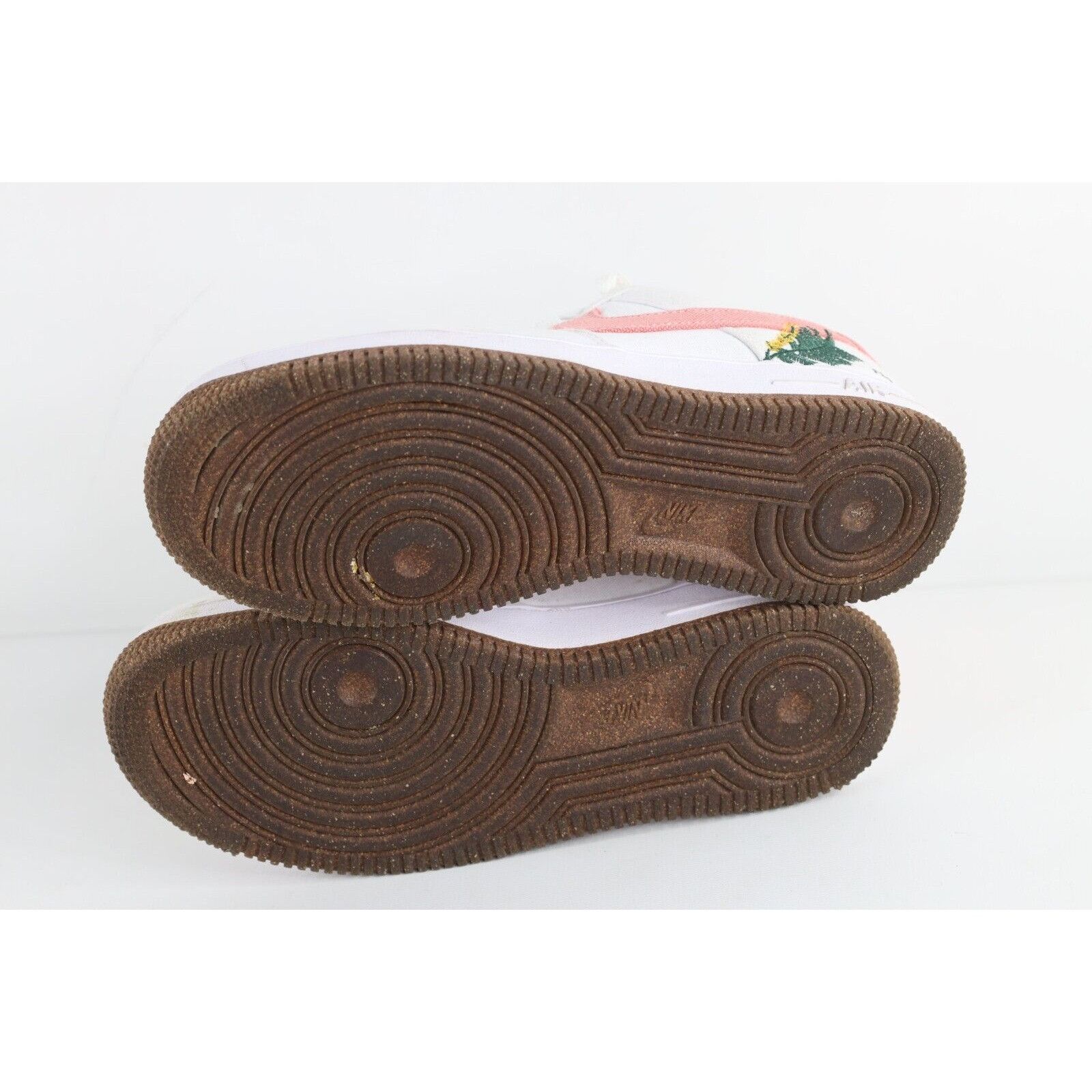 Nike Nike Air Force 1 Distressed Spell Out Catechu Canvas Shoes Size US 7 / IT 37 - 12 Thumbnail