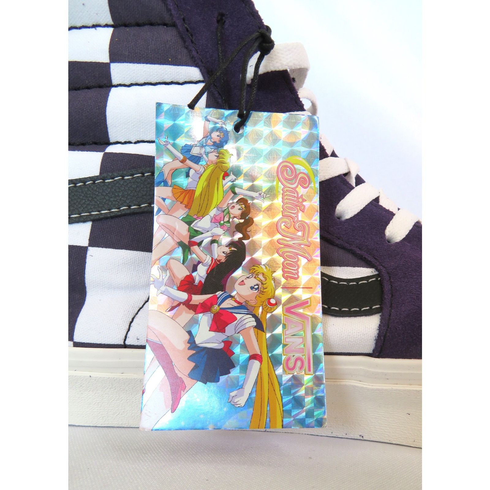 Vans New VANS Off The Wall Sailor Moon Purple Hi Top Sk8 Sneakers Size US 12 / EU 45 - 7 Thumbnail