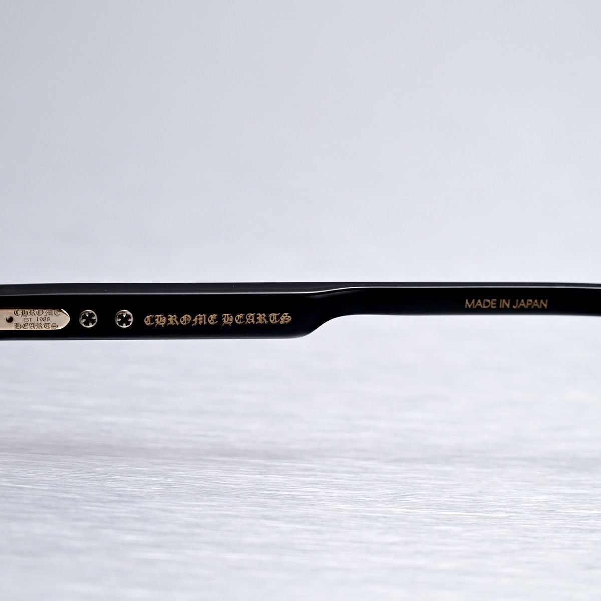 Chrome Hearts CHROME HEARTS DEEP I GP BLACK PLASITC SUNGLASSES Size ONE SIZE - 4 Thumbnail