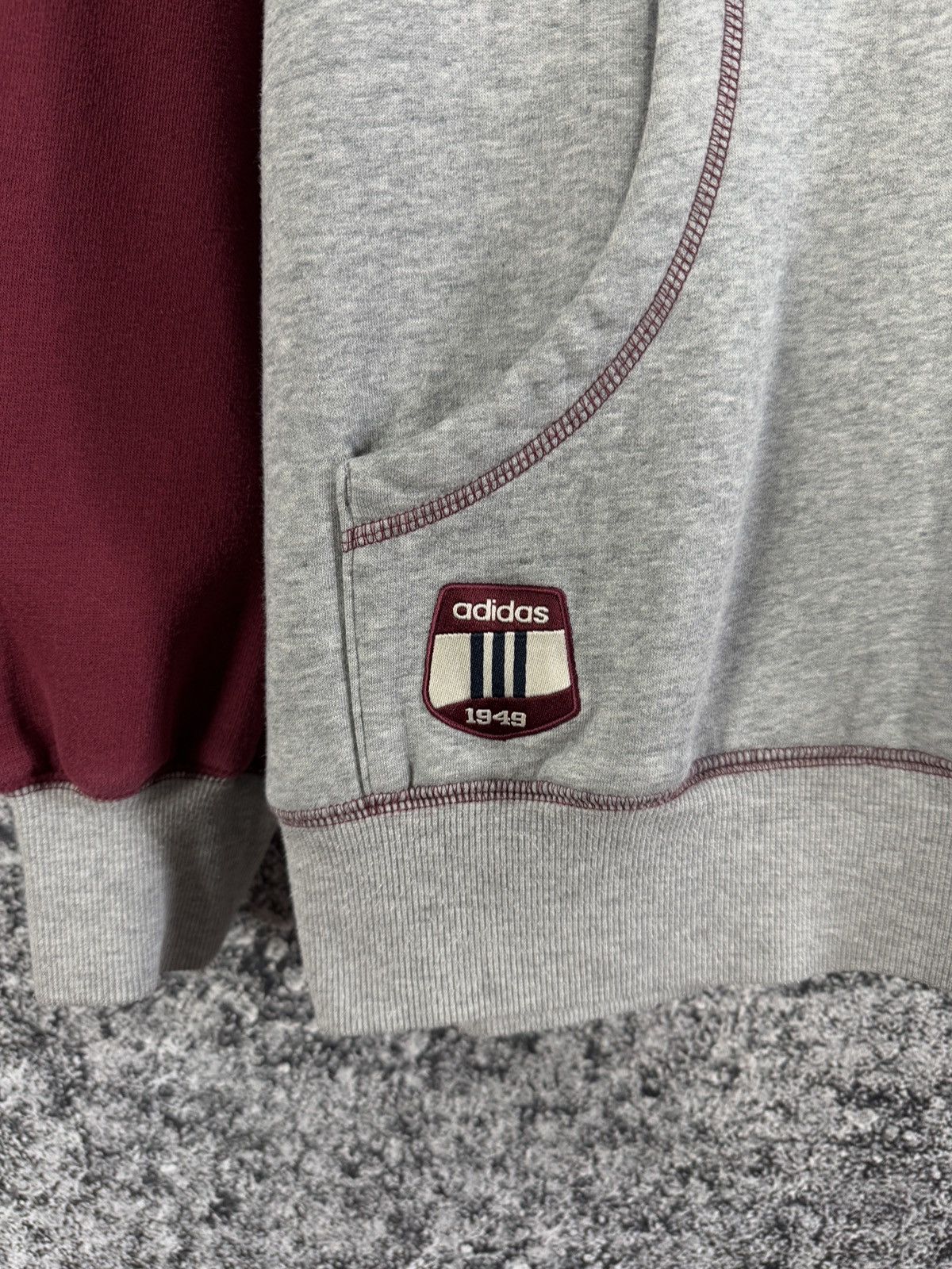 Adidas Adidas 1949 Vintage Hoodie Sweatshirt Streetwear Size L Size US L / EU 52-54 / 3 - 7 Thumbnail