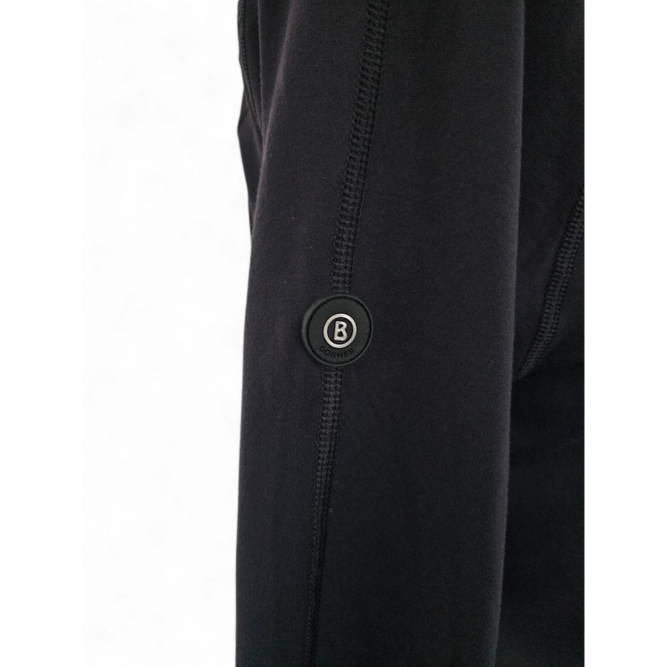 Bogner Bogner Madeline First Black Long-Sleeve Zip-Neck Top with W Size M / US 6-8 / IT 42-44 - 8 Thumbnail