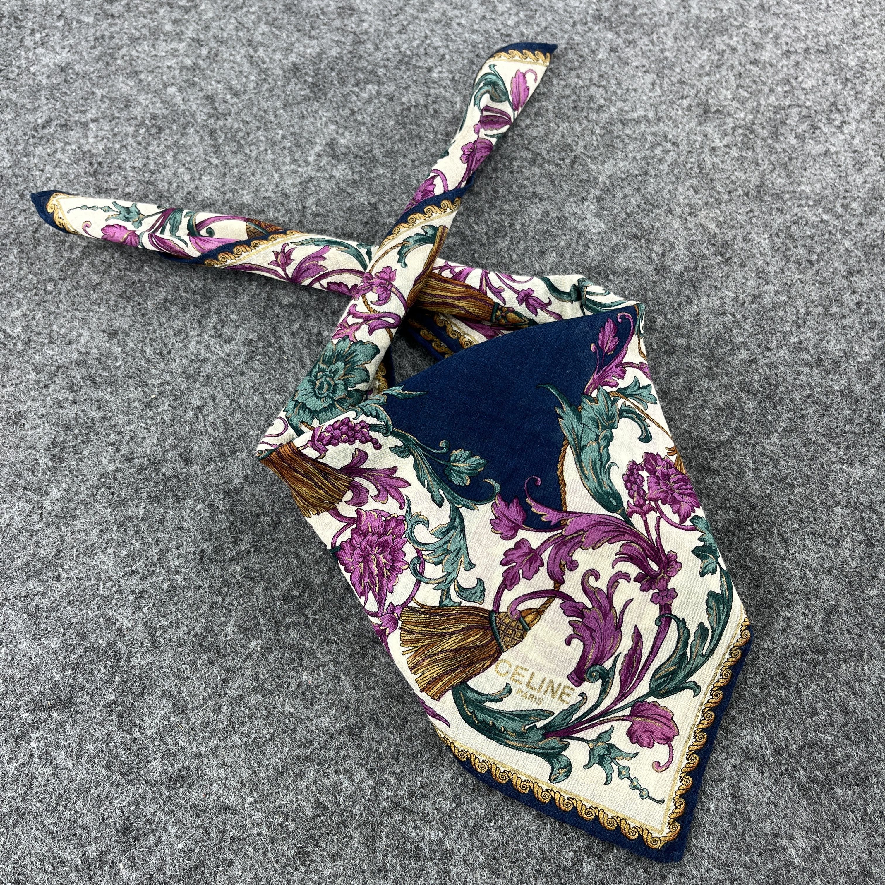 Celine Celine Handkerchief / Bandana / Neckerchief B410 Size ONE SIZE - 8 Thumbnail