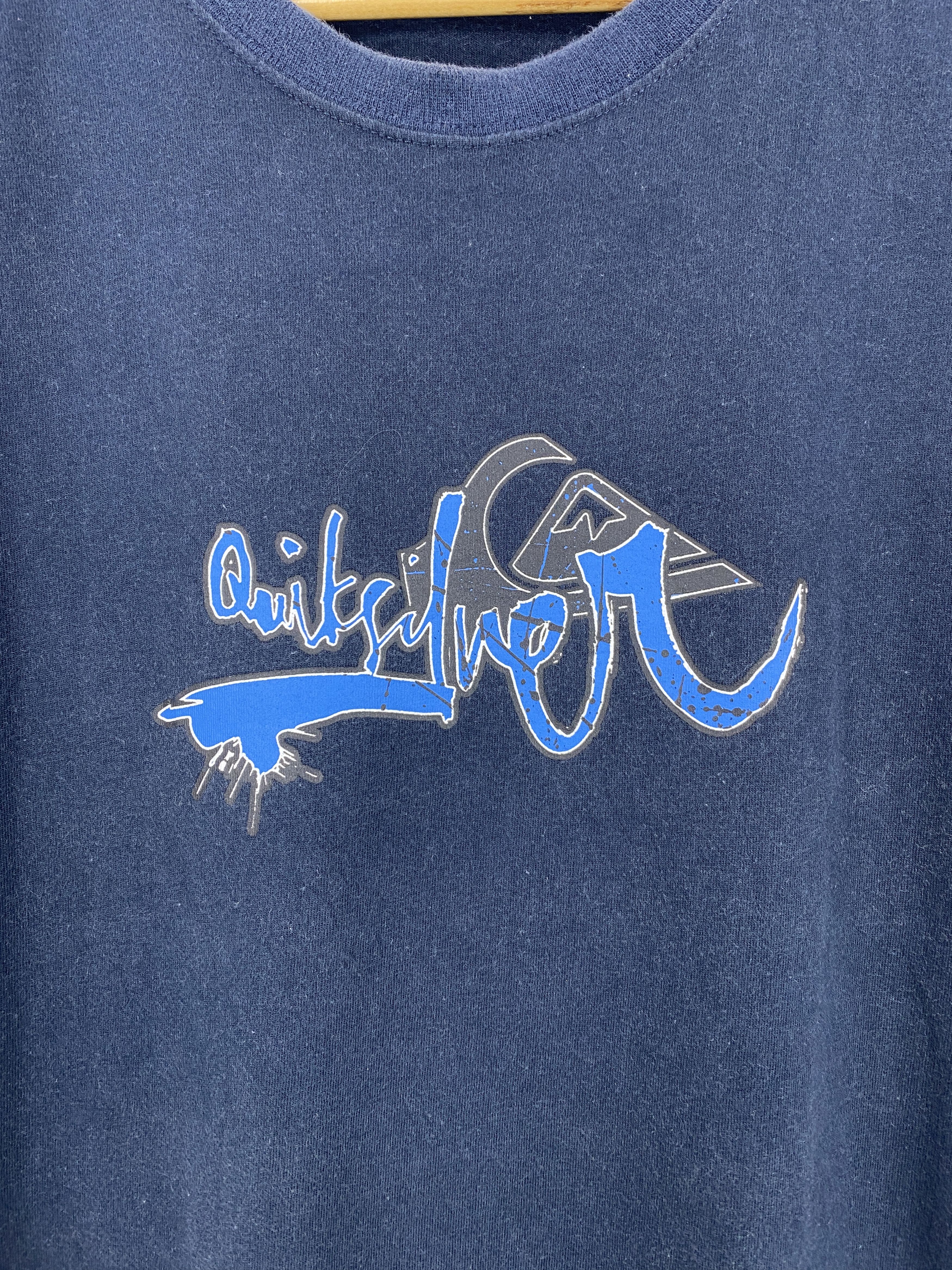 Quiksilver × Vintage Vintage 90s Quiksilver Surfing Crewneck T-Shirt TA0511 Size US M / EU 48-50 / 2 - 7 Thumbnail
