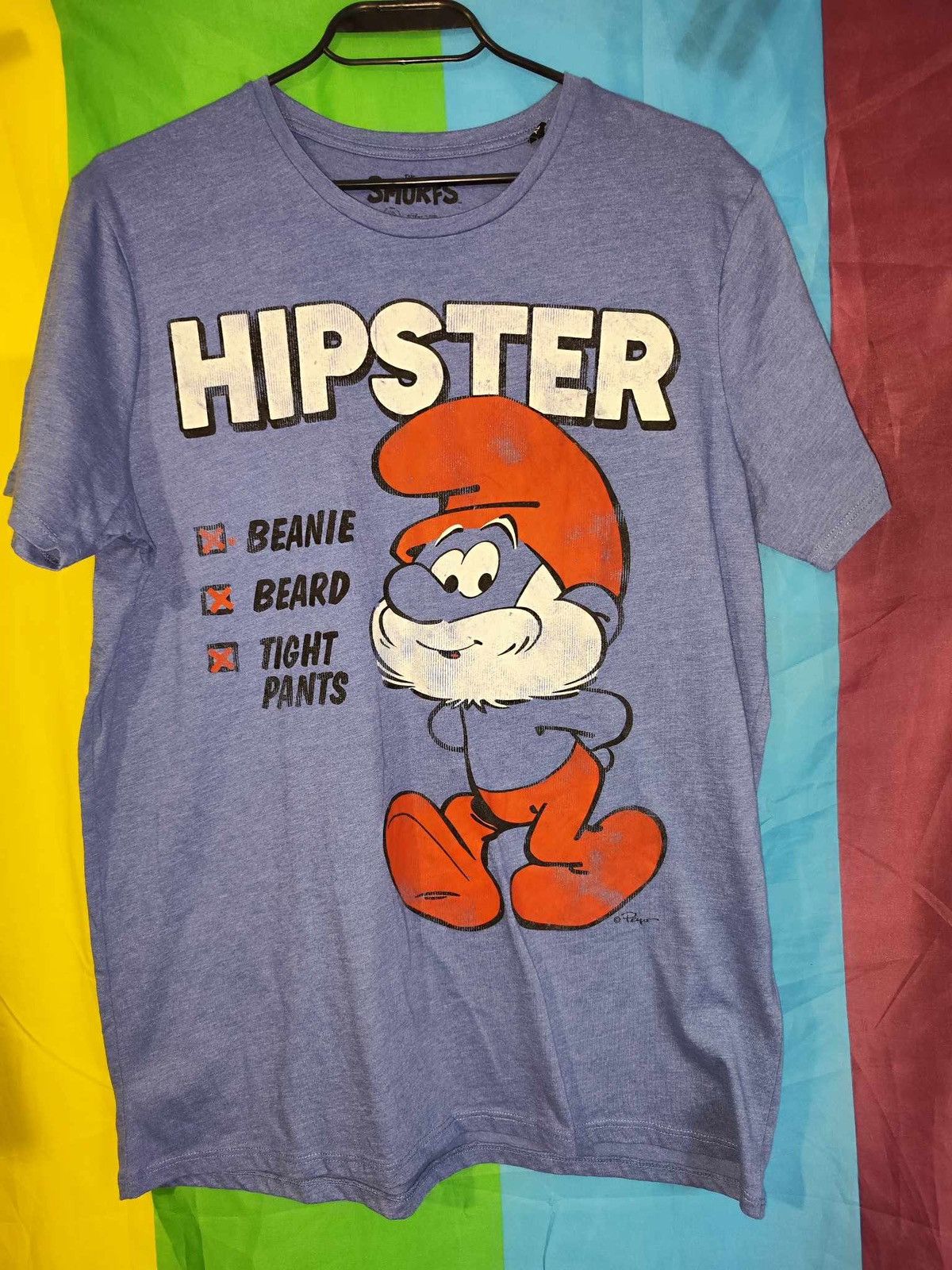 Other × Vintage The Smurfs Hipster men’s graphic T-shirt size XL Size US XL / EU 56 / 4 - 1 Thumbnail