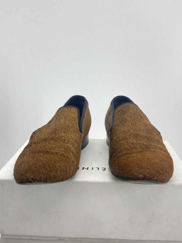 Celine Pony Hair Loafers Size US 7 / EU 40 - 3 Thumbnail