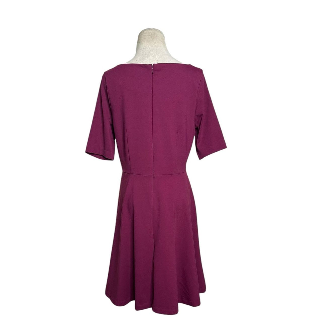 Cynthia Rowley Cynthia Rowley plum fit and flare mini dress size 8 Size M / US 6-8 / IT 42-44 - 2 Thumbnail