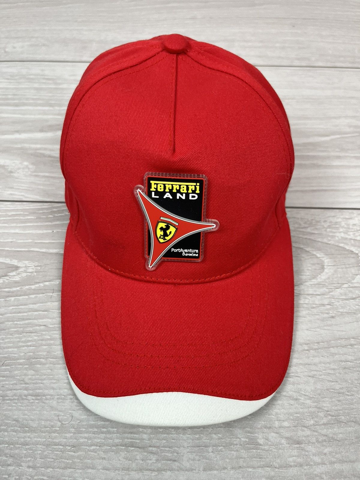 Ferrari Ferrari Land Formula One Racing Team Official Red Cap Hat Size ONE SIZE - 5 Thumbnail