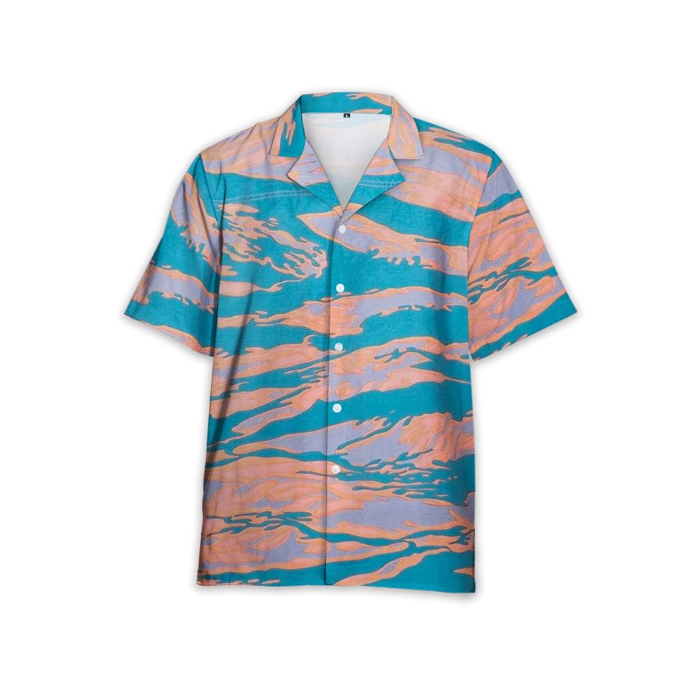 Designer Graphic-Print Camp-Collar Shirt Size US S / EU 44-46 / 1 - 3 Thumbnail