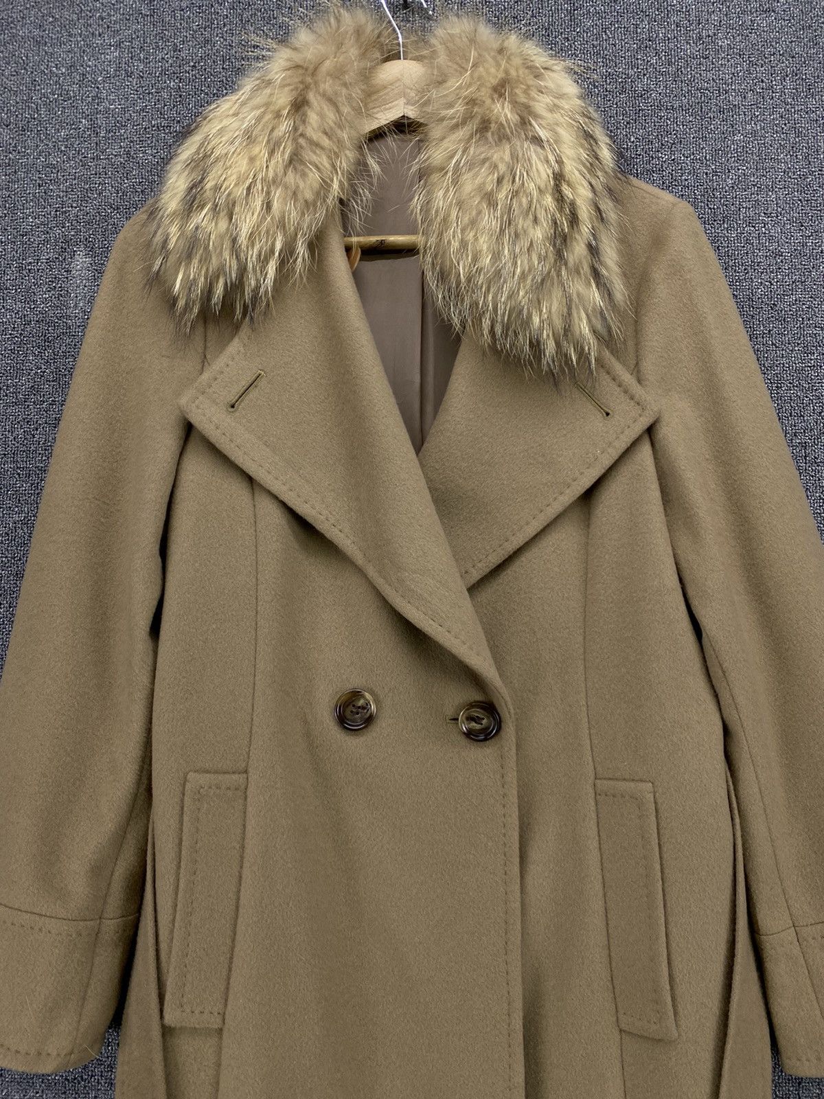 George Vintage Georges Rech Paris Wool Long Jacket Size XS / US 0-2 / IT 36-38 - 5 Thumbnail