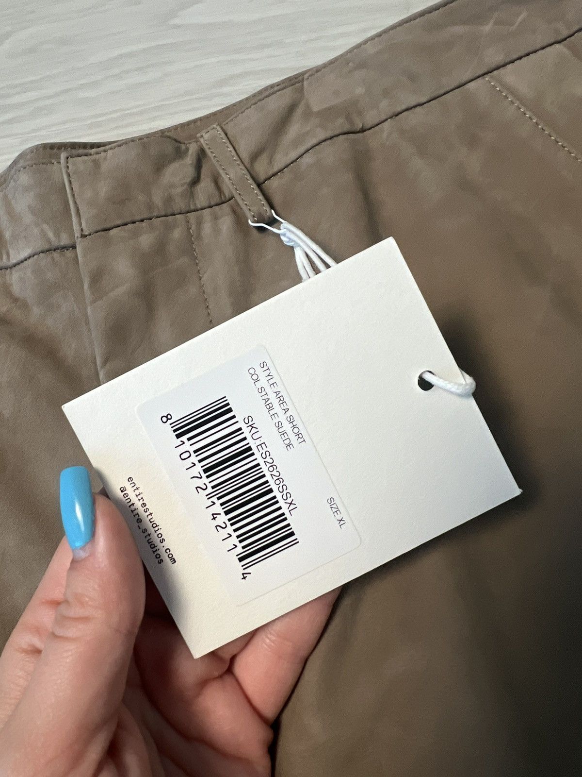 Entire Studios Entire Studios Suede Shorts Size US 36 / EU 52 - 2 Thumbnail