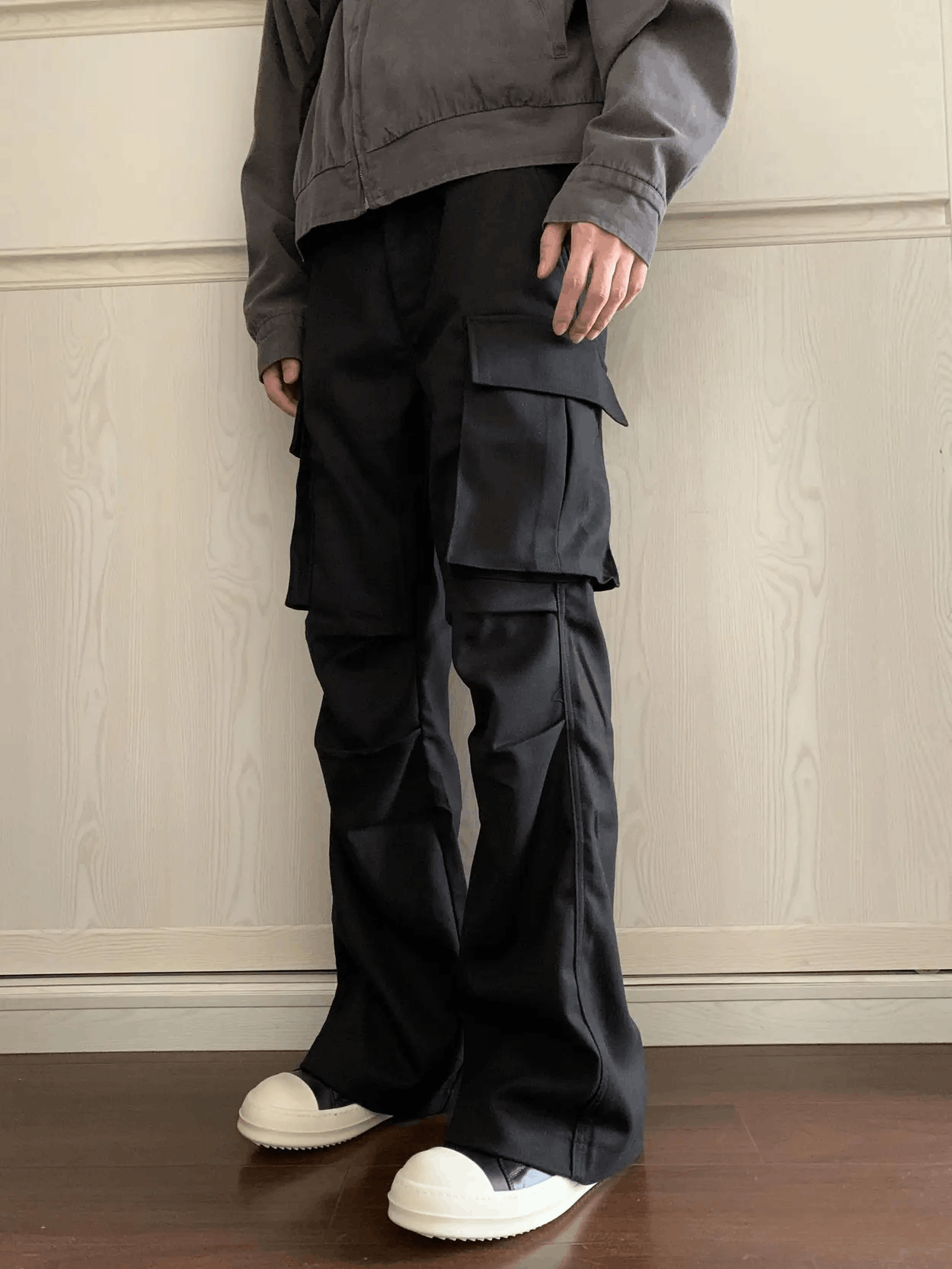 Japanese Brand × Vintage Black casual baggy high street cargo pants Size US 32 / EU 48 - 1 Thumbnail