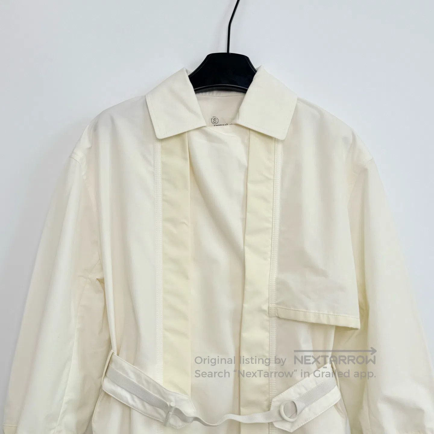 Hermes Hermes Beige Waist-Cinched Trench Dress| Size XXS / US 00 / IT 34 - 2 Thumbnail
