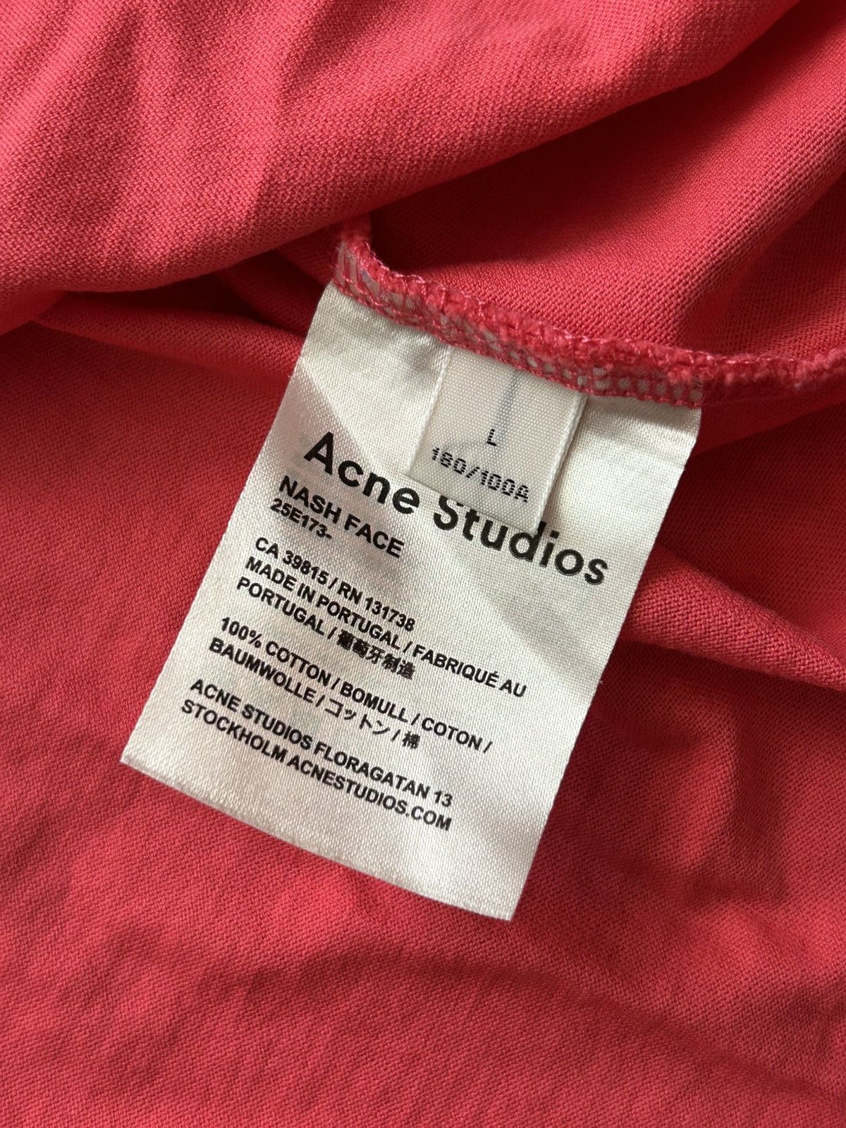 Acne Studios Acne Studios Small Logo Tee Size US L / EU 52-54 / 3 - 3 Thumbnail