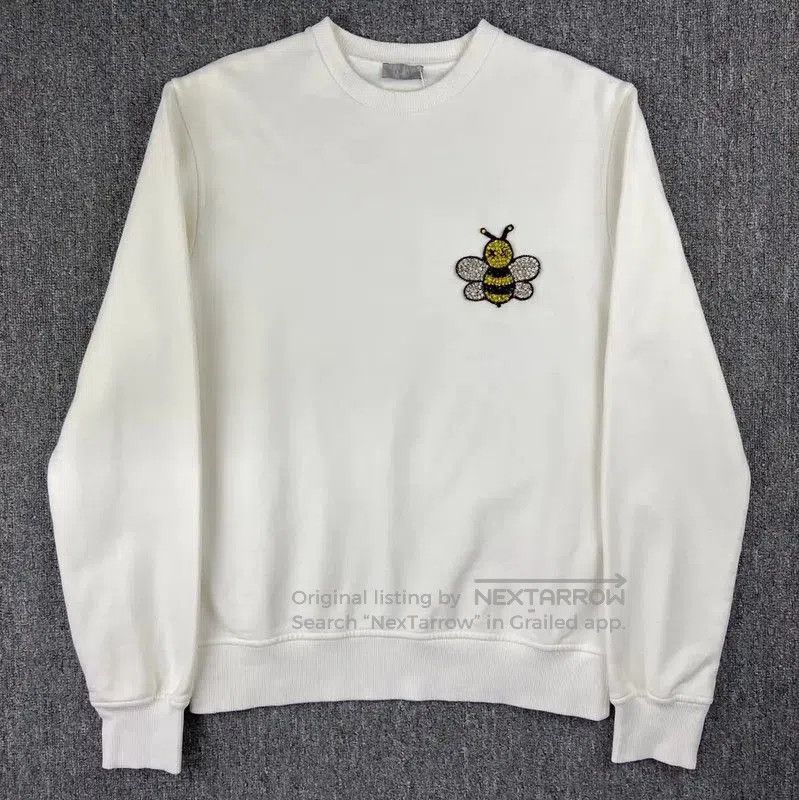 Dior Dior White Cotton Women's Sweatshirt . Size S / US 4 / IT 40 - 1 Thumbnail