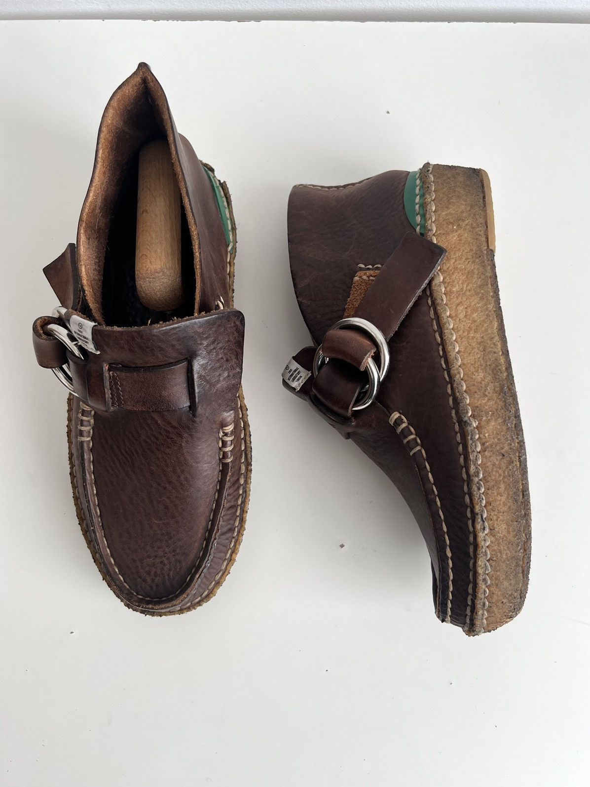 Visvim 🔥Visvim Skynyrd Double Ring Leather Folk Moc Boots Size US 8.5 / EU 41-42 - 8 Thumbnail
