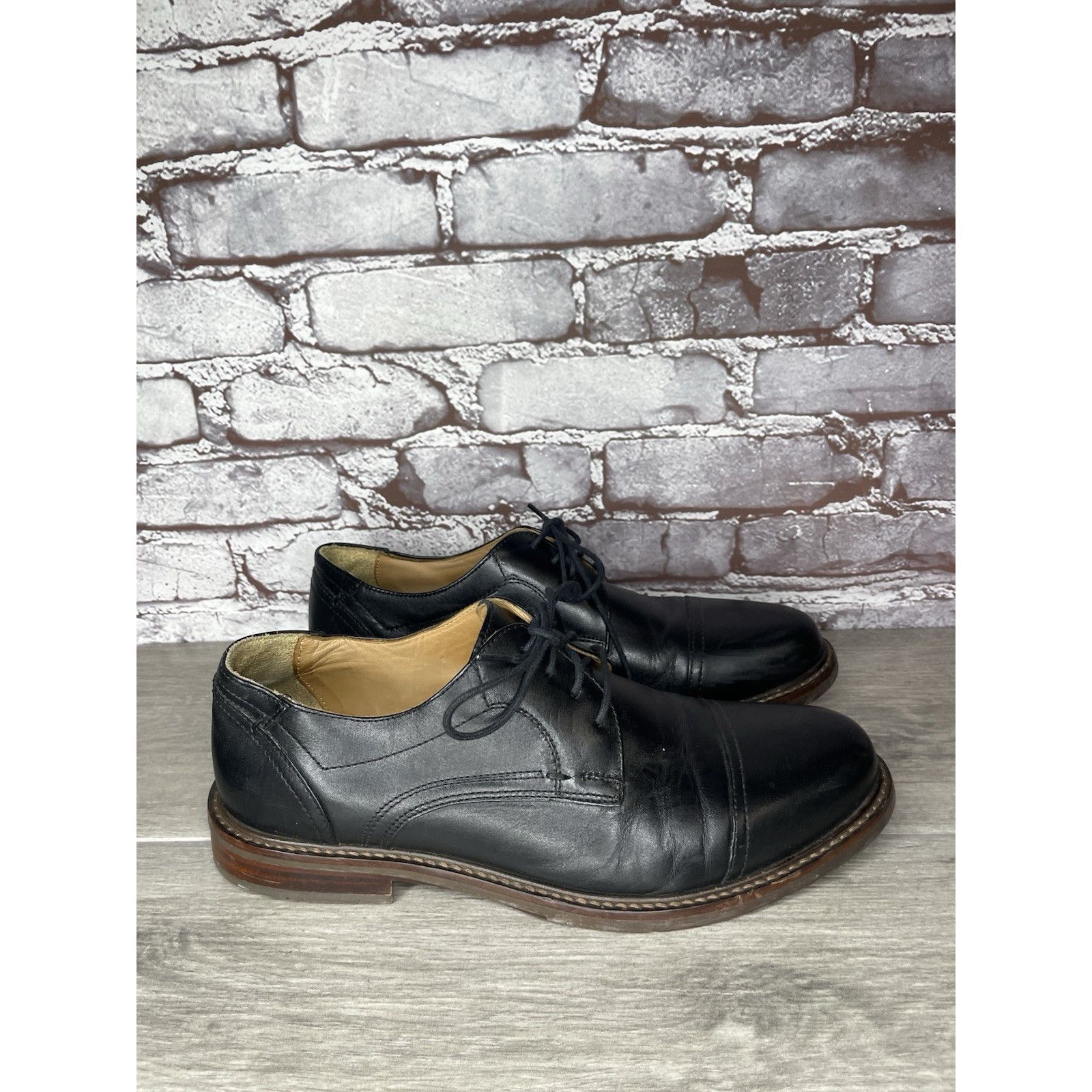 Johnston & Murphy J. Murphy by Johnston & Murphy Dress Shoes Mens 8.5 M Oxford Size US 8.5 / EU 41-42 - 12 Thumbnail