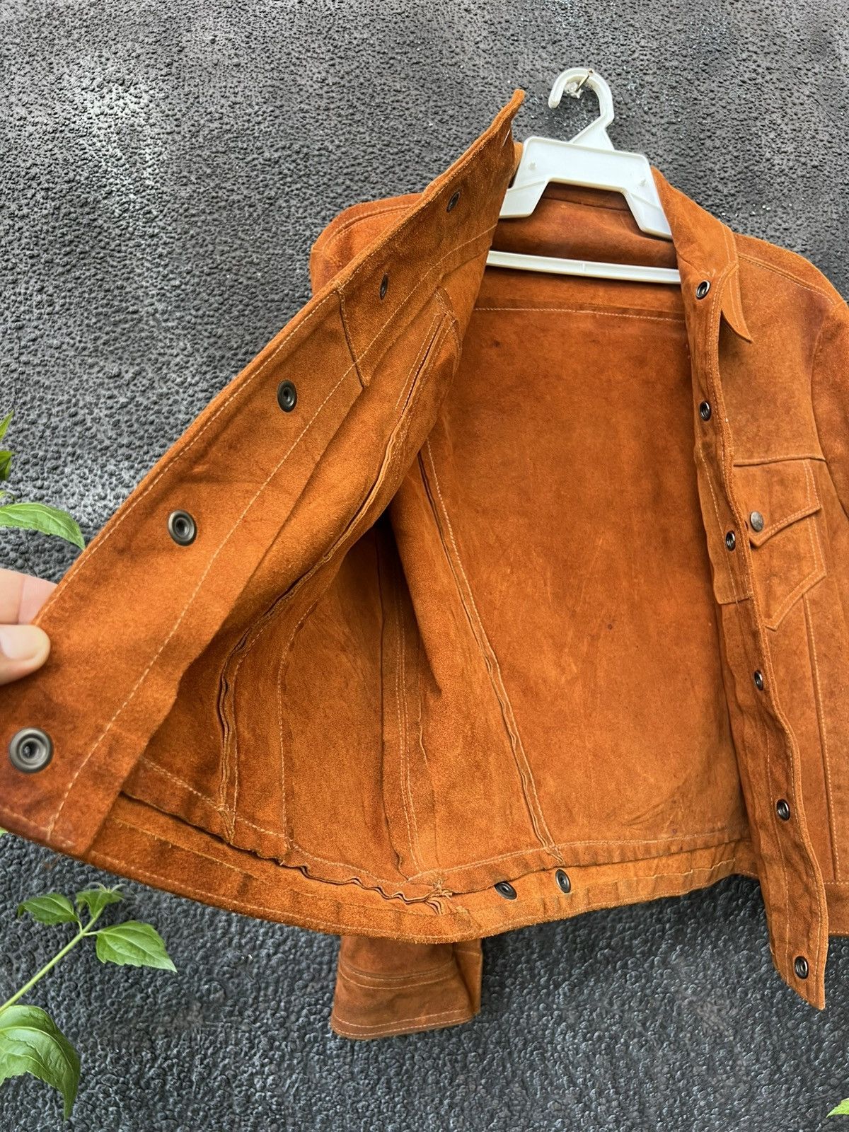 Other Vintage Lether Jacket B.S.H Button Size US S / EU 44-46 / 1 - 10 Thumbnail