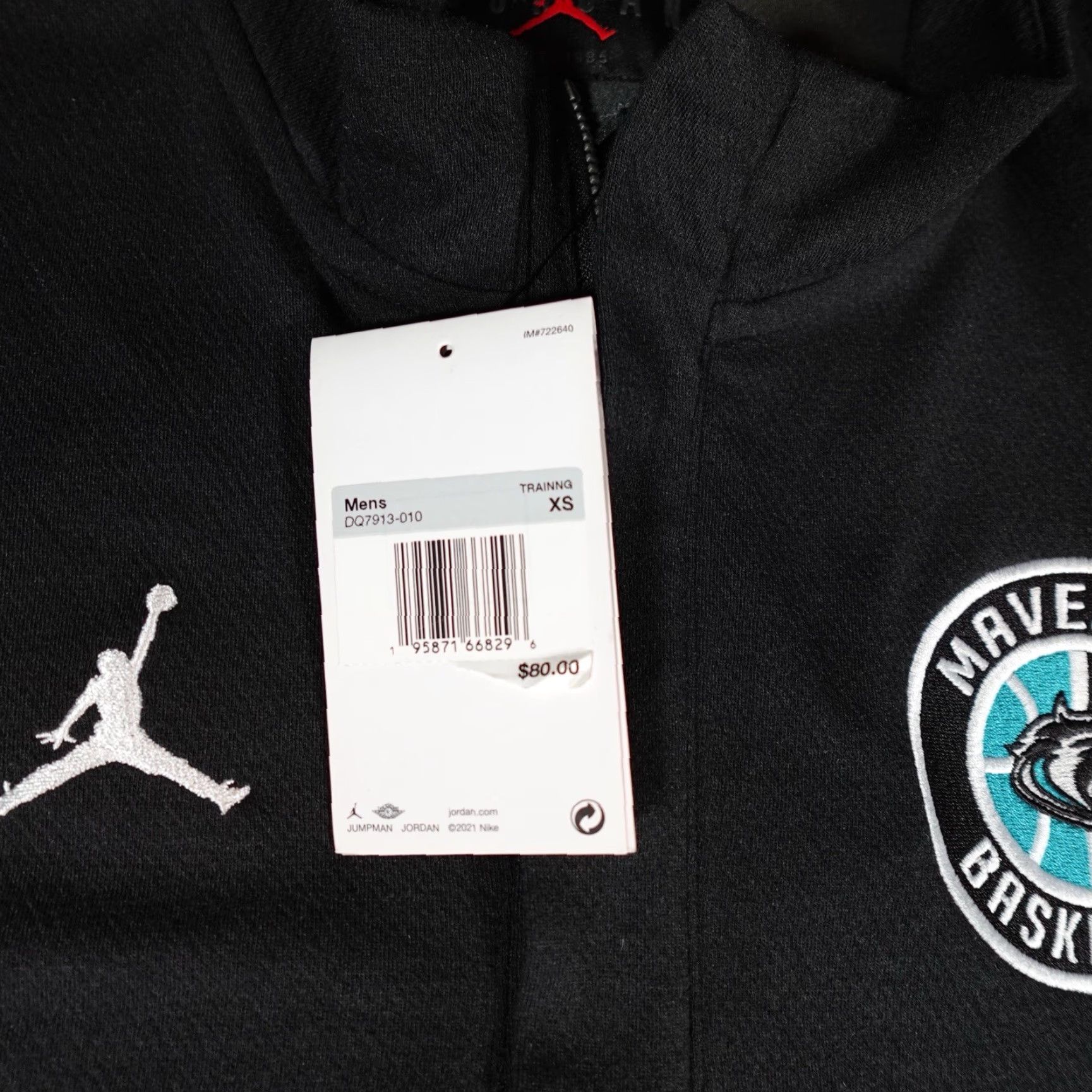 Jordan Brand Archbishop McCarthy High School Mavericks Jordan 1/4 Zip Pullover Mens XS Black Size US XS / EU 42 / 0 - 3 Thumbnail