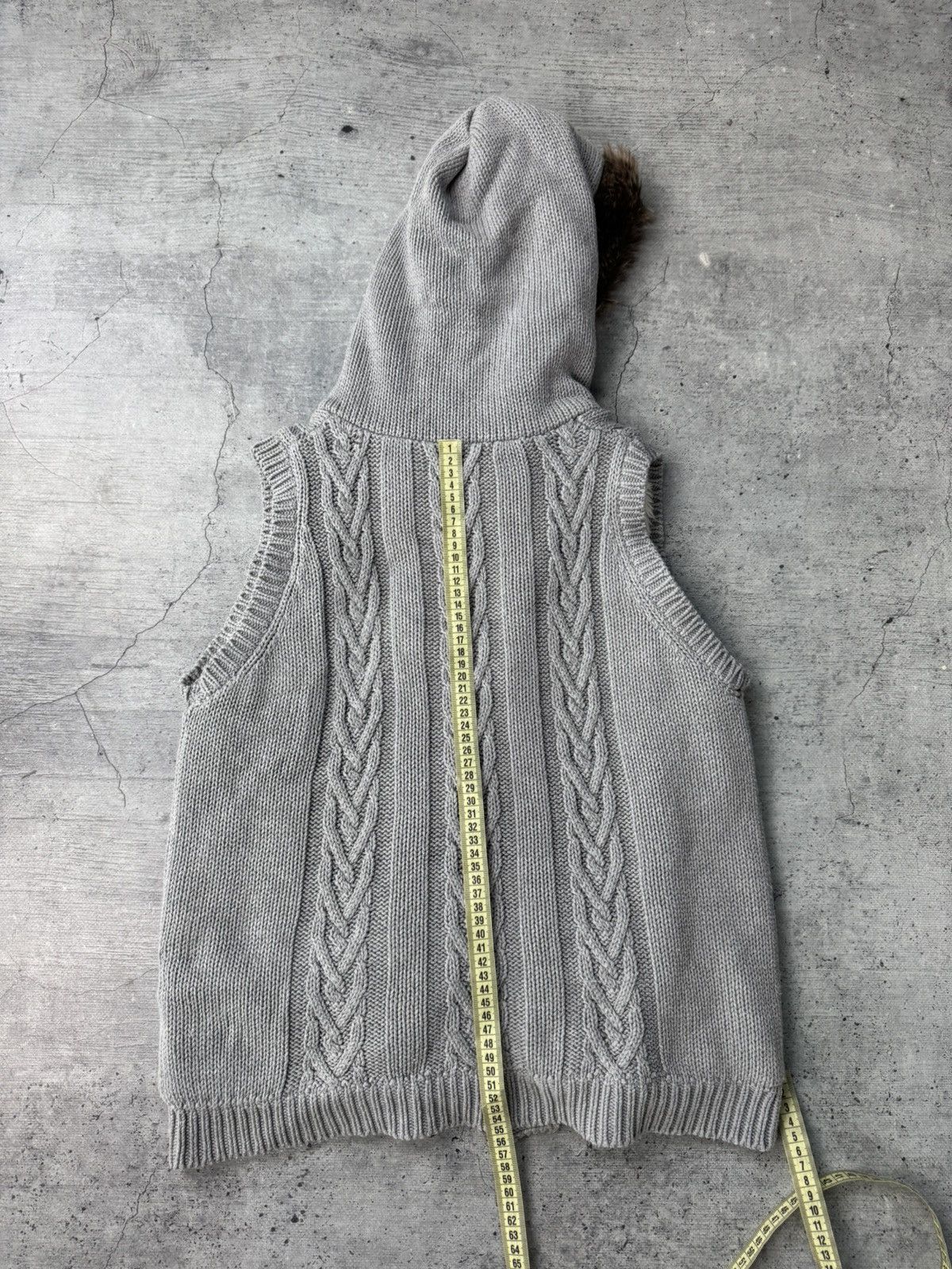 Japanese Brand Faux Fur Vest Hoodie – Graphic Japan Style M Size US M / EU 48-50 / 2 - 7 Thumbnail