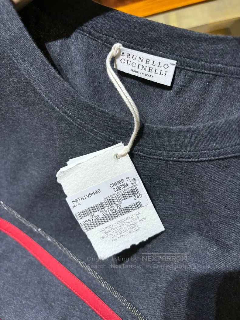 Brunello Cucinelli Brunello Cucinelli Women's Summer Crew Neck Short Sleeve T Size M / US 6-8 / IT 42-44 - 4 Thumbnail