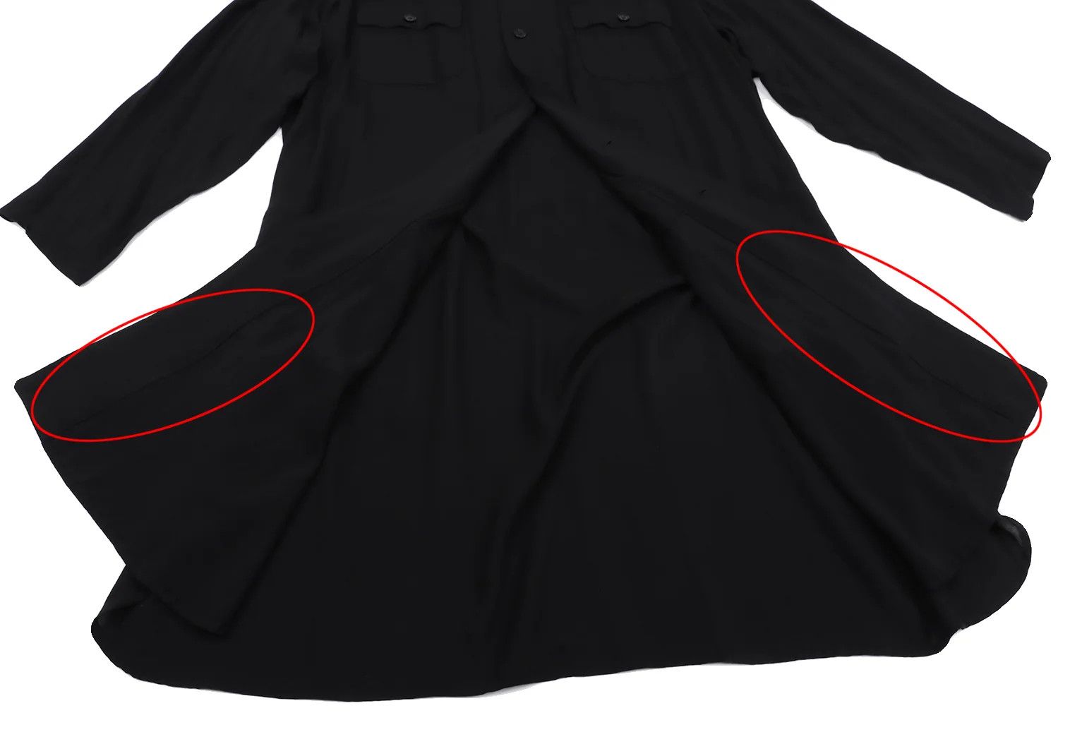 Yohji Yamamoto Yohji Yamamoto Rayon Pocket Design Long Shirt Size US XL / EU 56 / 4 - 12 Thumbnail