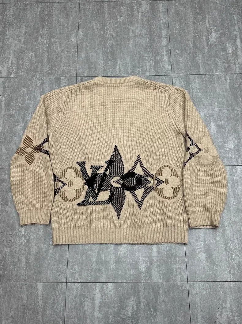 Louis Vuitton Louis Vuitton 26 New Wool Long Sleeve Sweater Size US XL / EU 56 / 4 - 2 Thumbnail