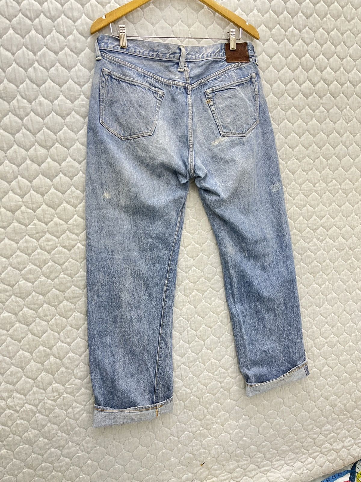 45rpm 🔥🔥🔥ARCHIVE 45RPM SELVEDGE DISTRESSED DENIM Size US 32 / EU 48 - 9 Thumbnail